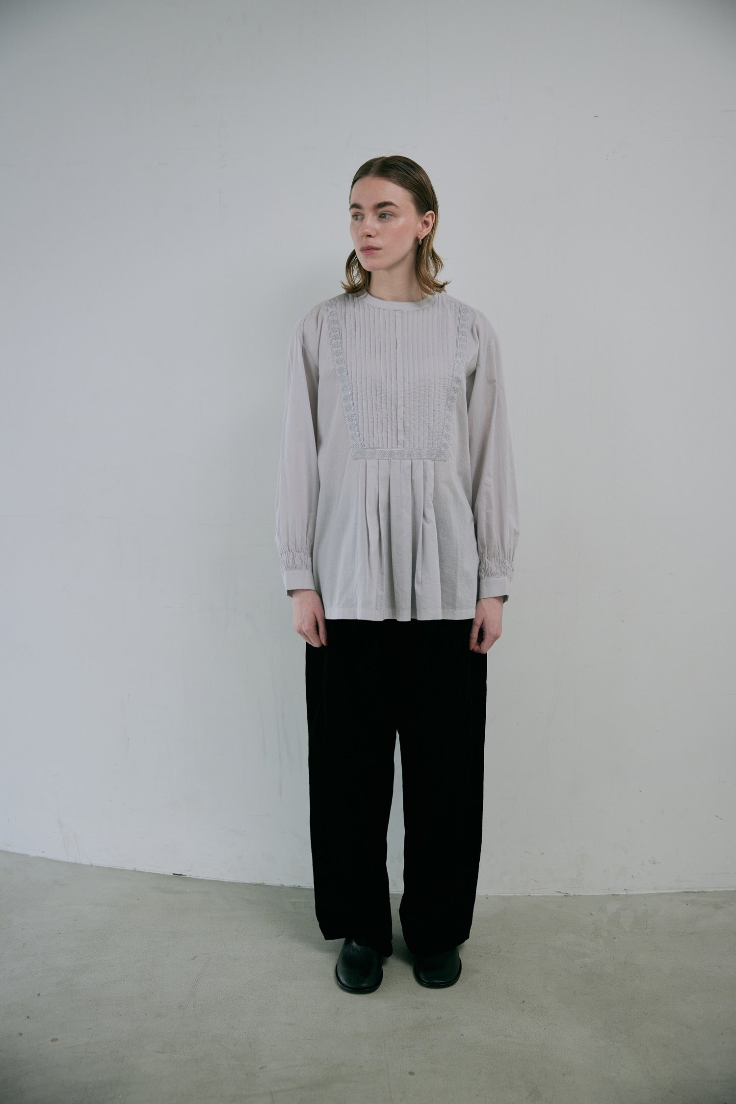 doux bleu コーデュロイ タックパンツ DB-2555-048