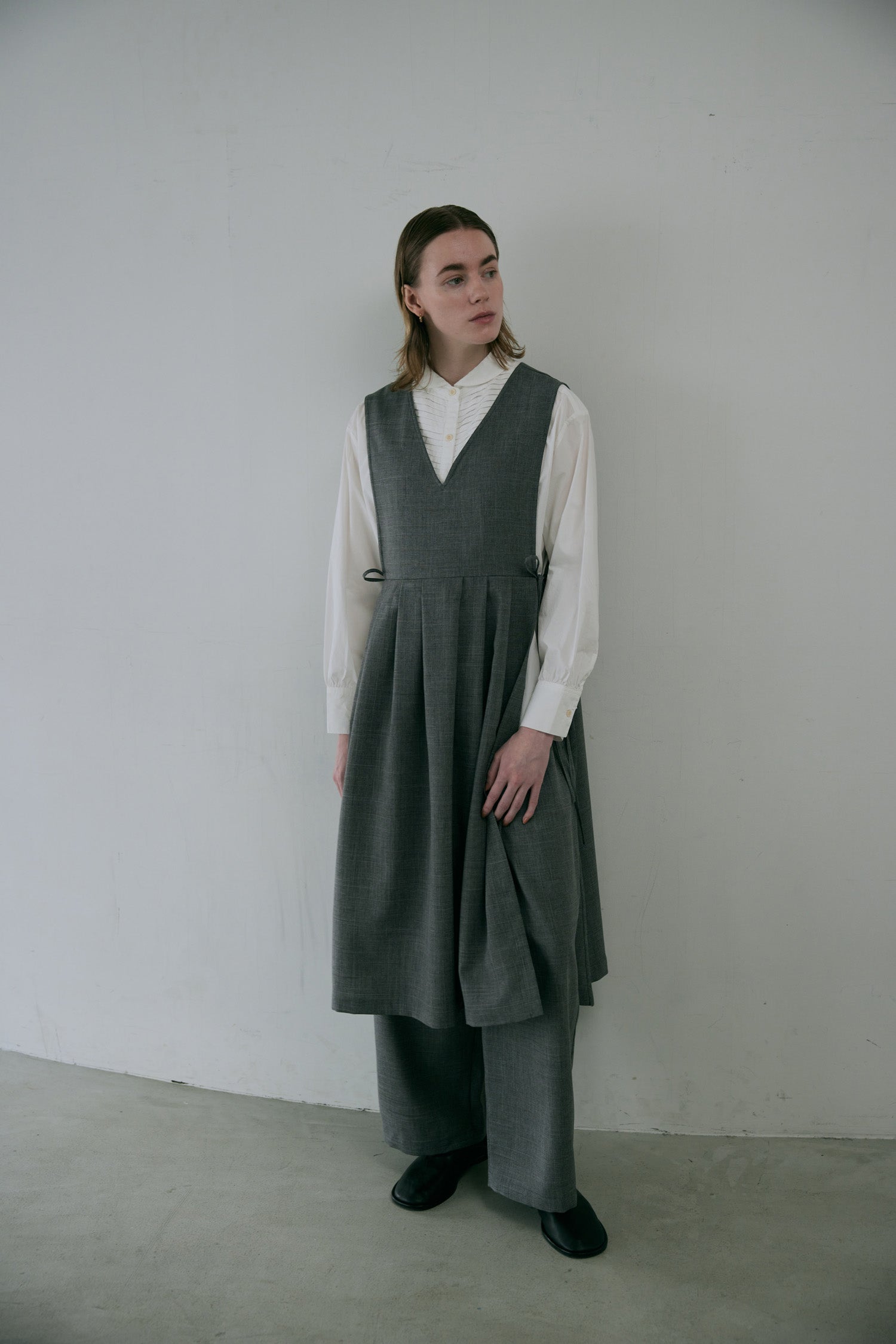 doux bleu ウーリーノ 2WAYベストワンピース DB-2554-052