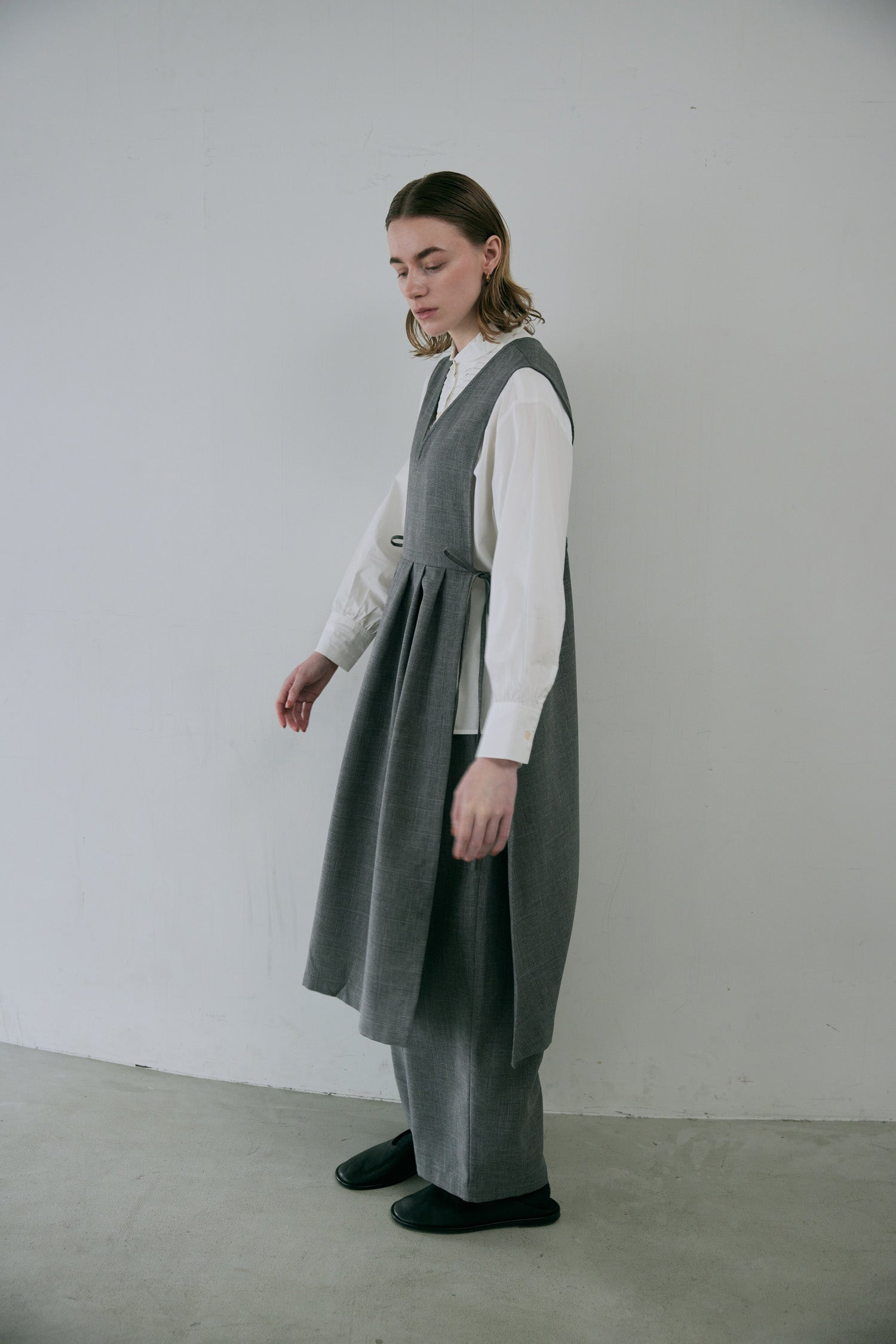 doux bleu ウーリーノ 2WAYベストワンピース DB-2554-052