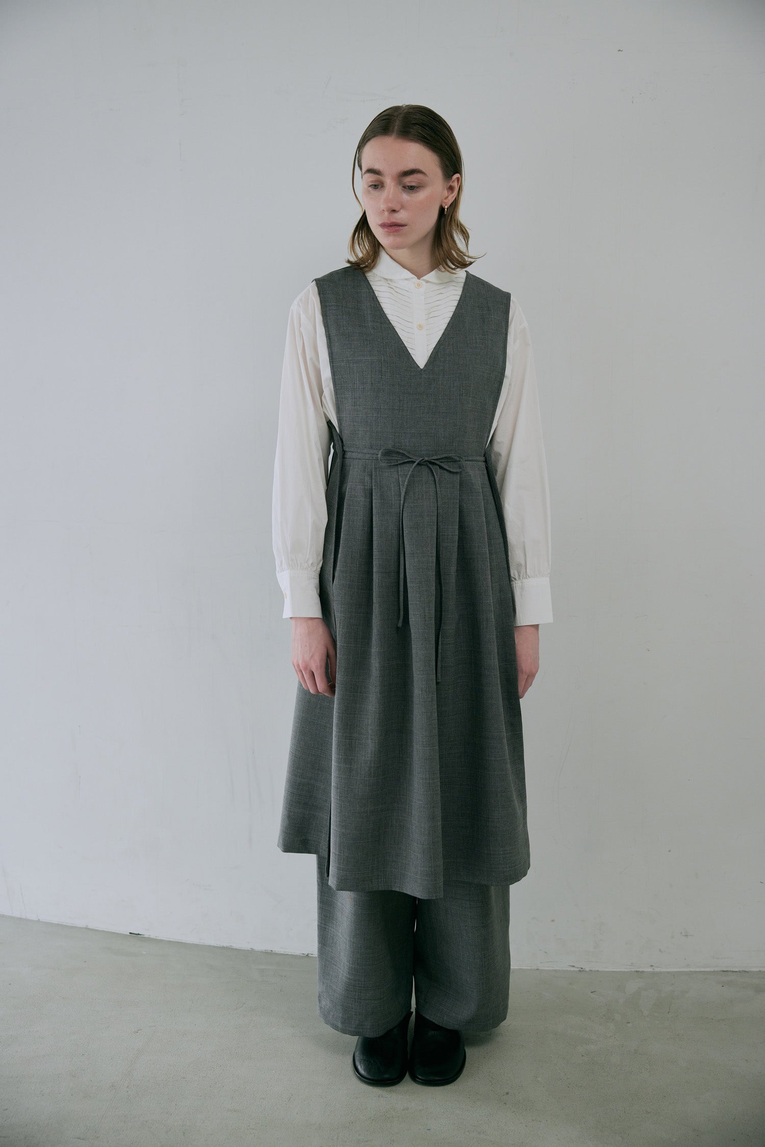 doux bleu ウーリーノ 2WAYベストワンピース DB-2554-052