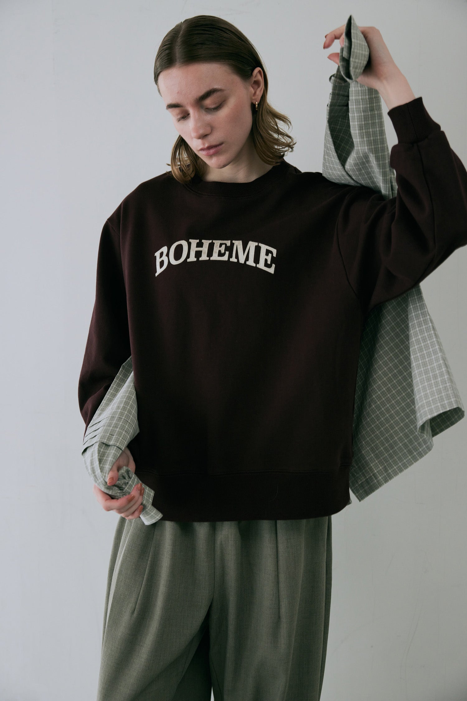 doux bleu BOHEME スウェット DB-2551-043