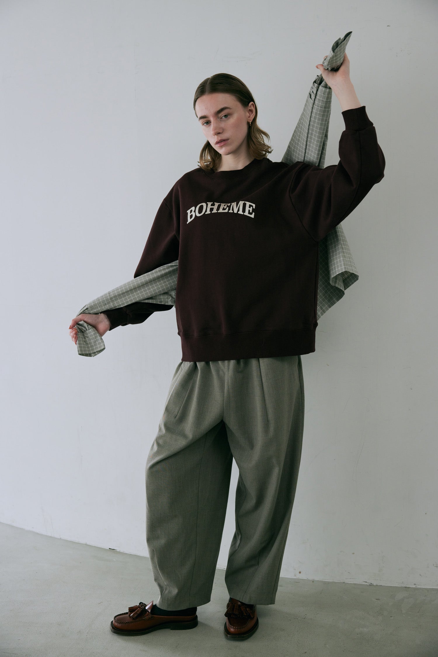 doux bleu BOHEME スウェット DB-2551-043