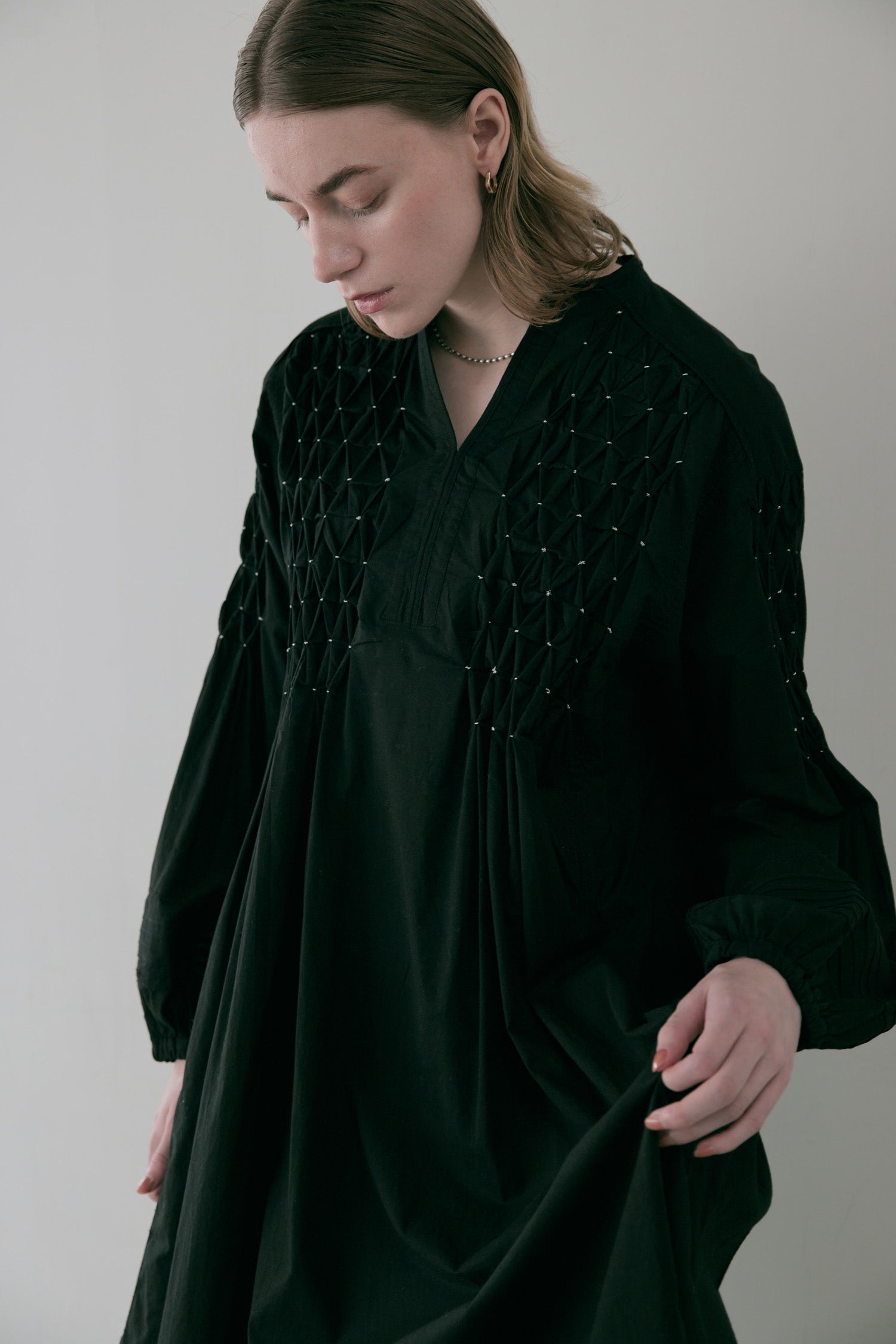 doux bleu スモッキングワンピース DB-2554-051