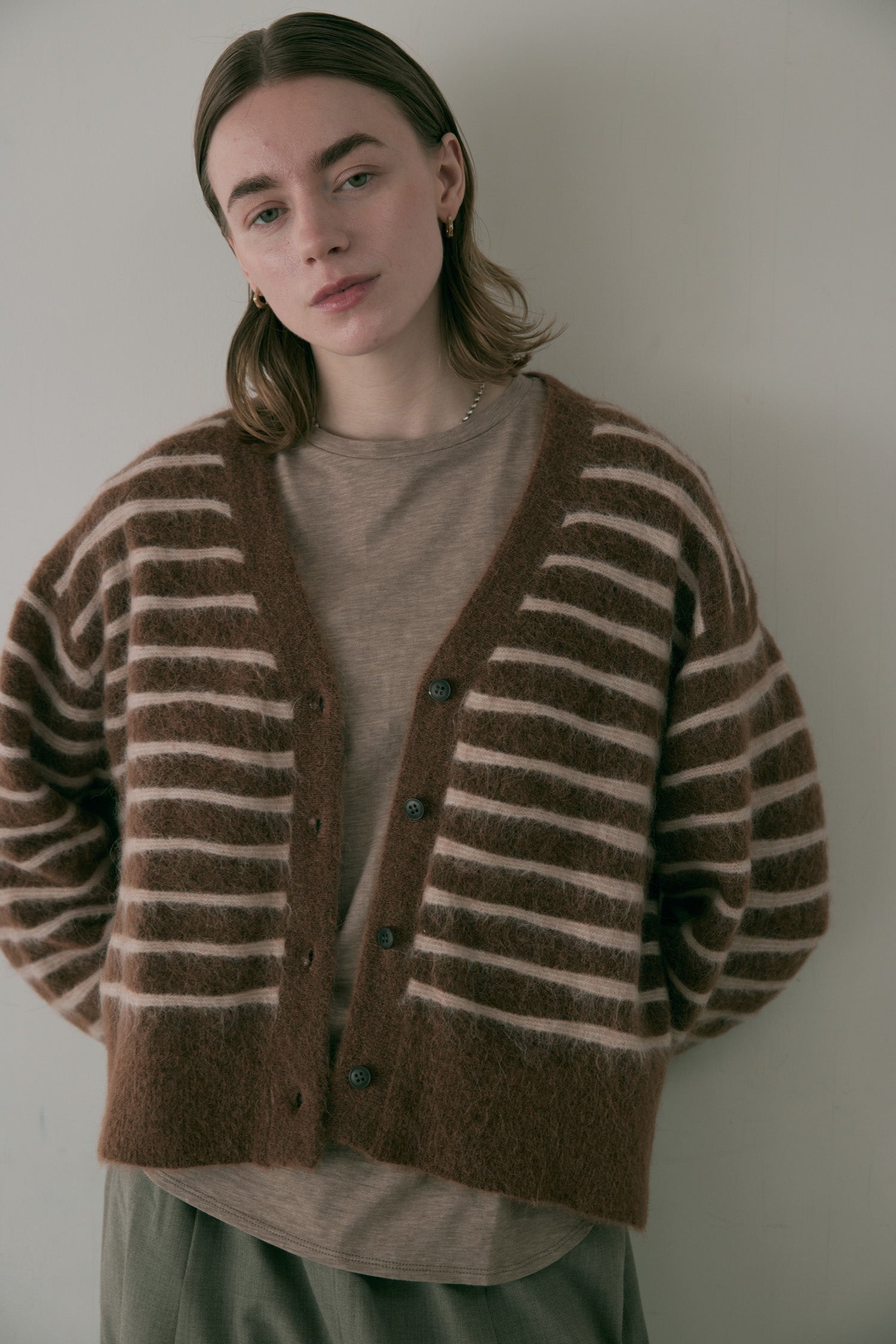 doux bleu マーブルヴィンテージプルオーバー DB-2551-041