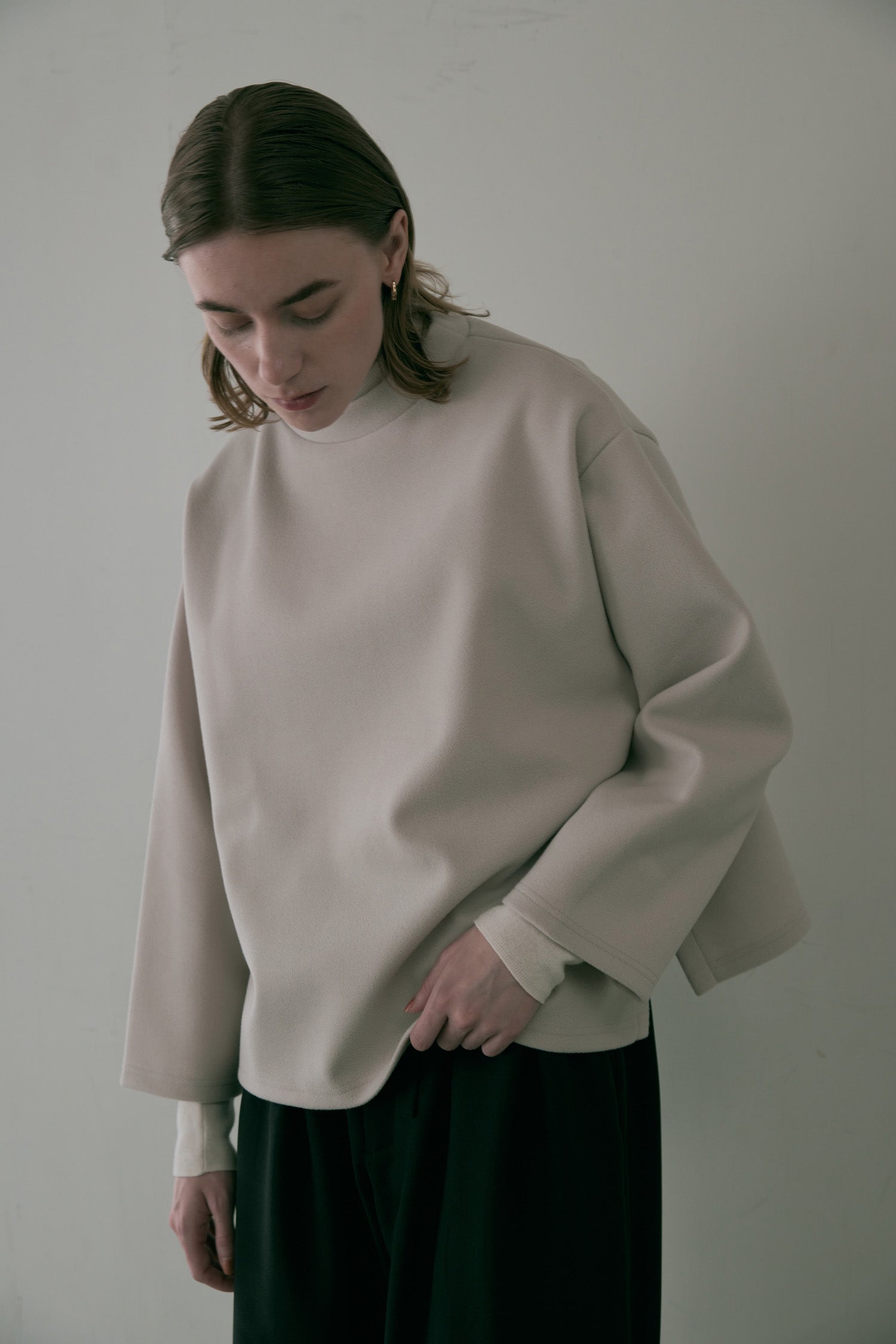 doux bleu Wジャージープルオーバー DB-2551-057