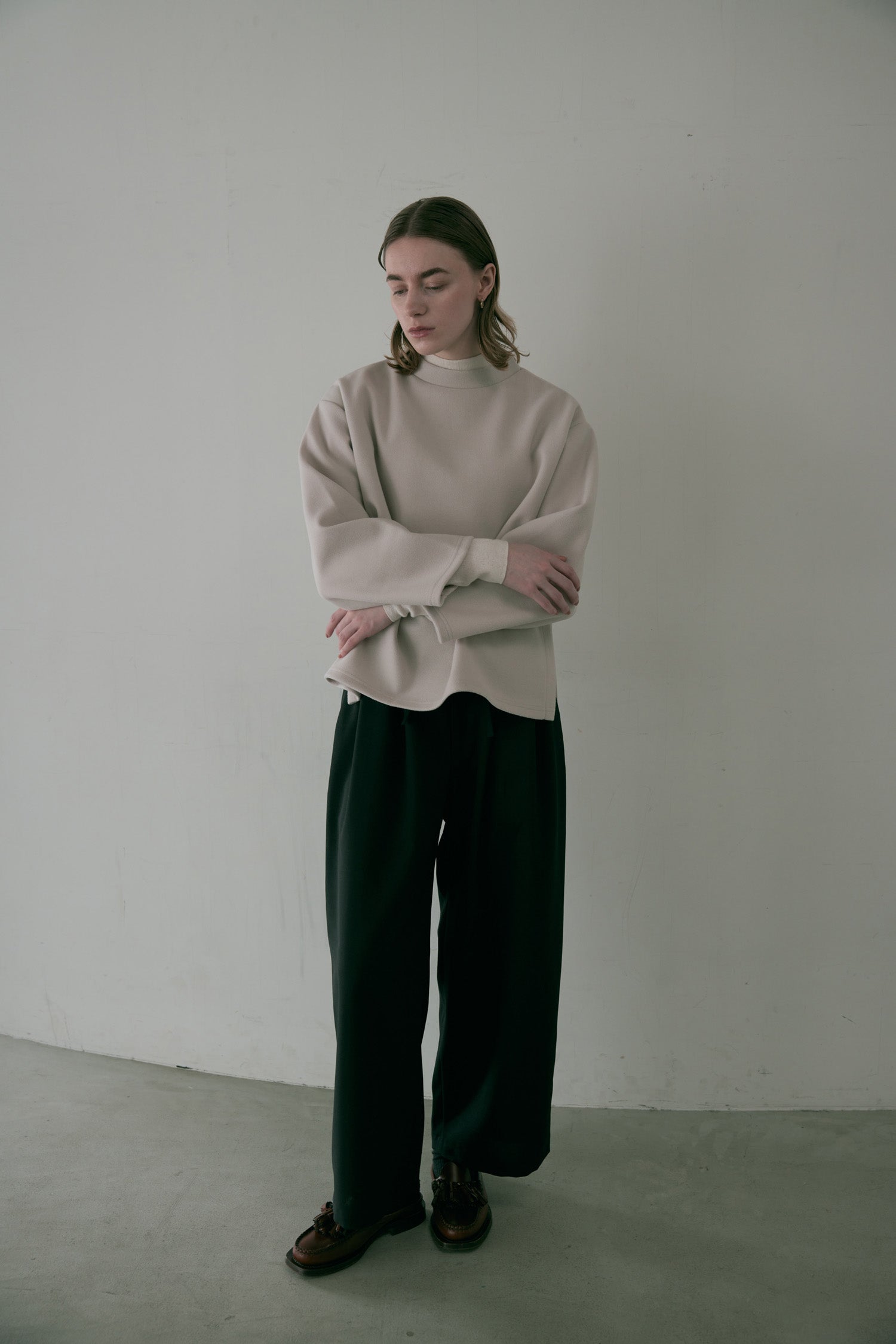 doux bleu Wジャージープルオーバー DB-2551-057