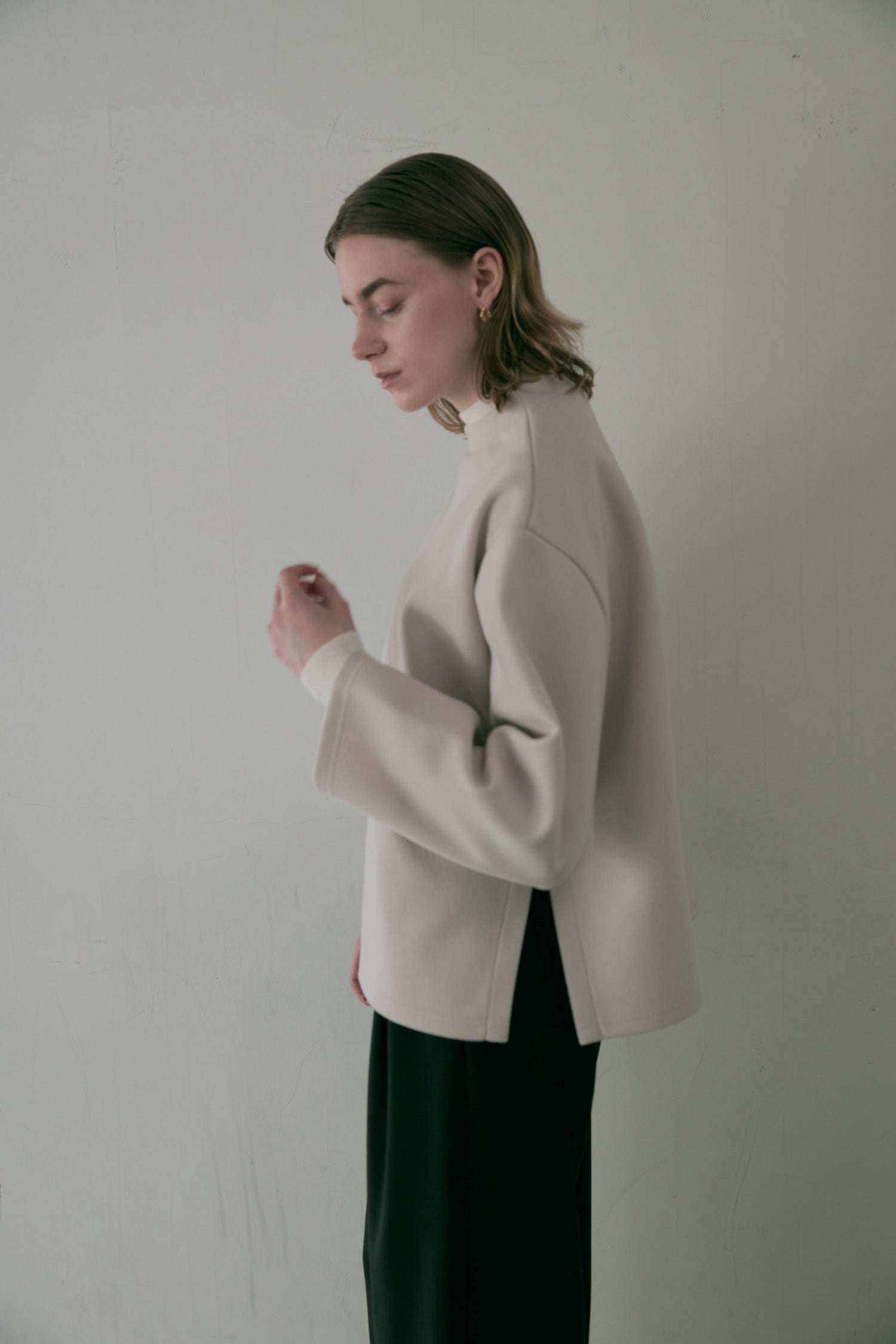 doux bleu Wジャージープルオーバー DB-2551-057