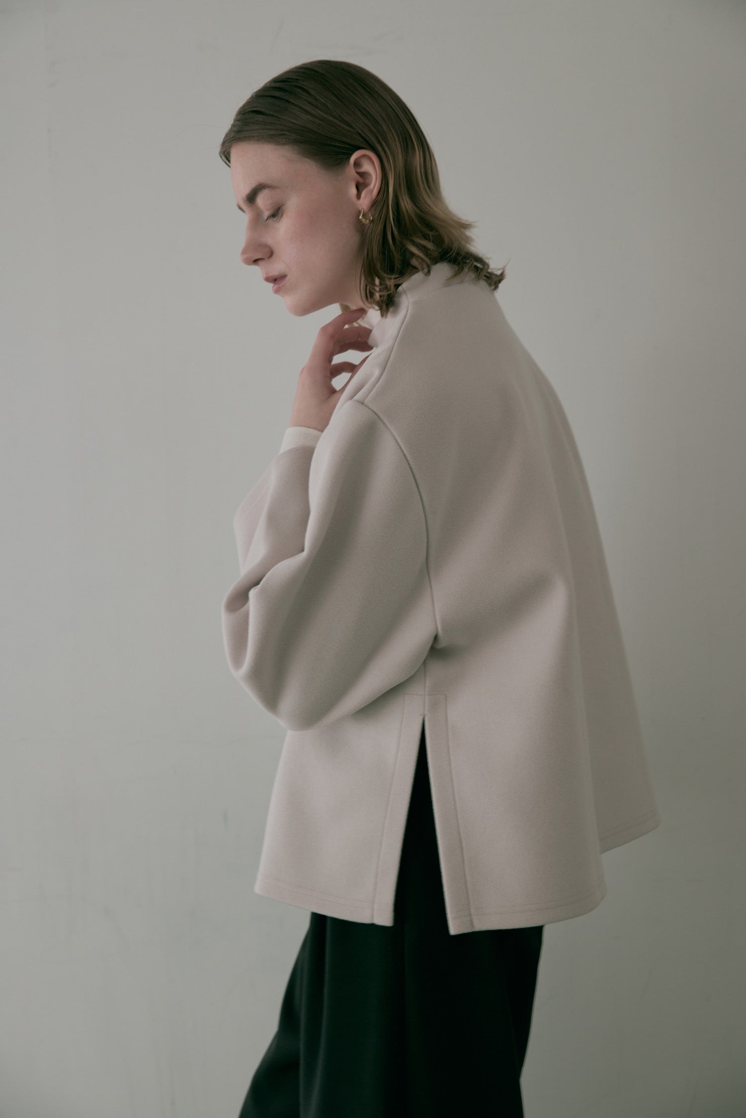 doux bleu Wジャージープルオーバー DB-2551-057