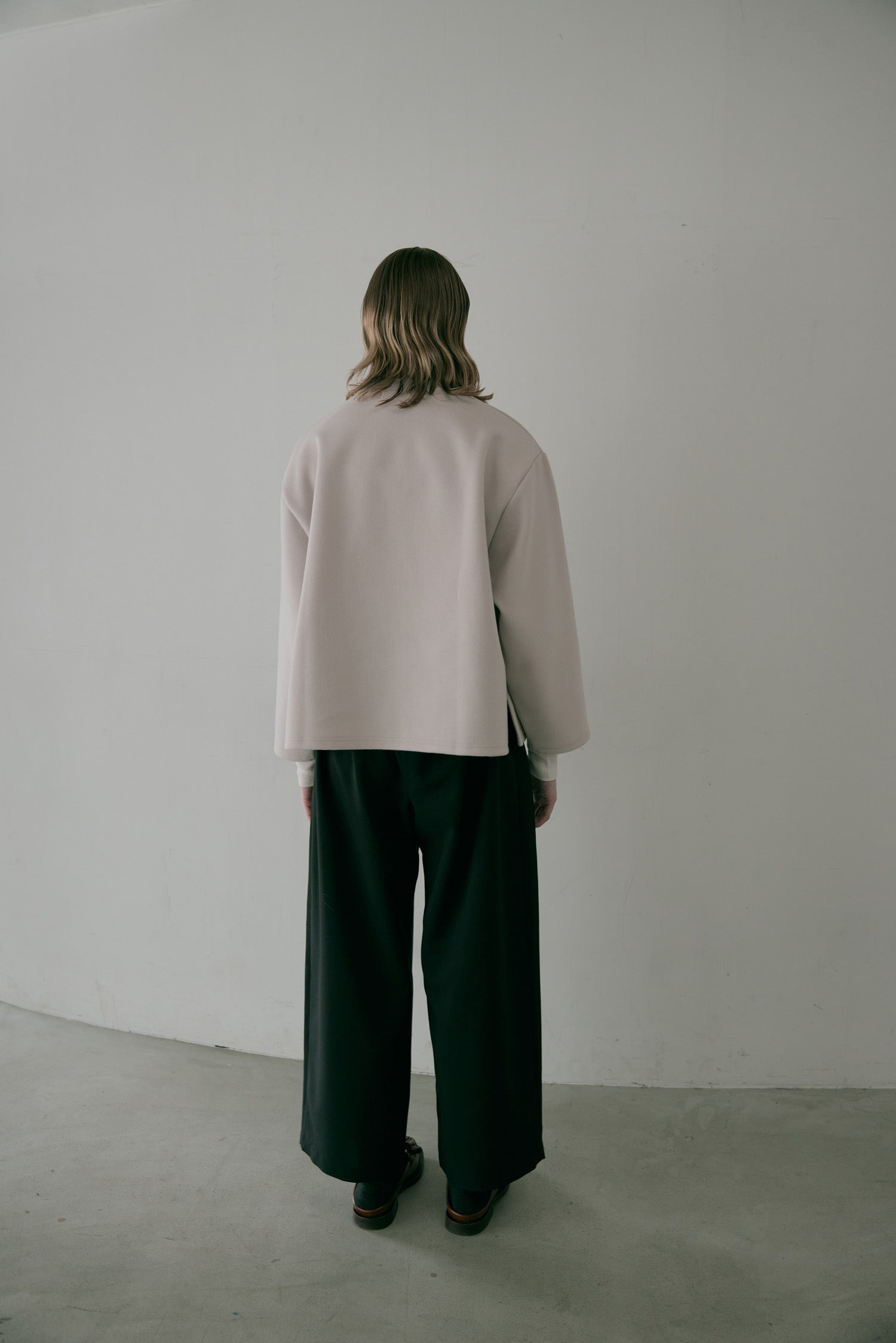 doux bleu Wジャージープルオーバー DB-2551-057