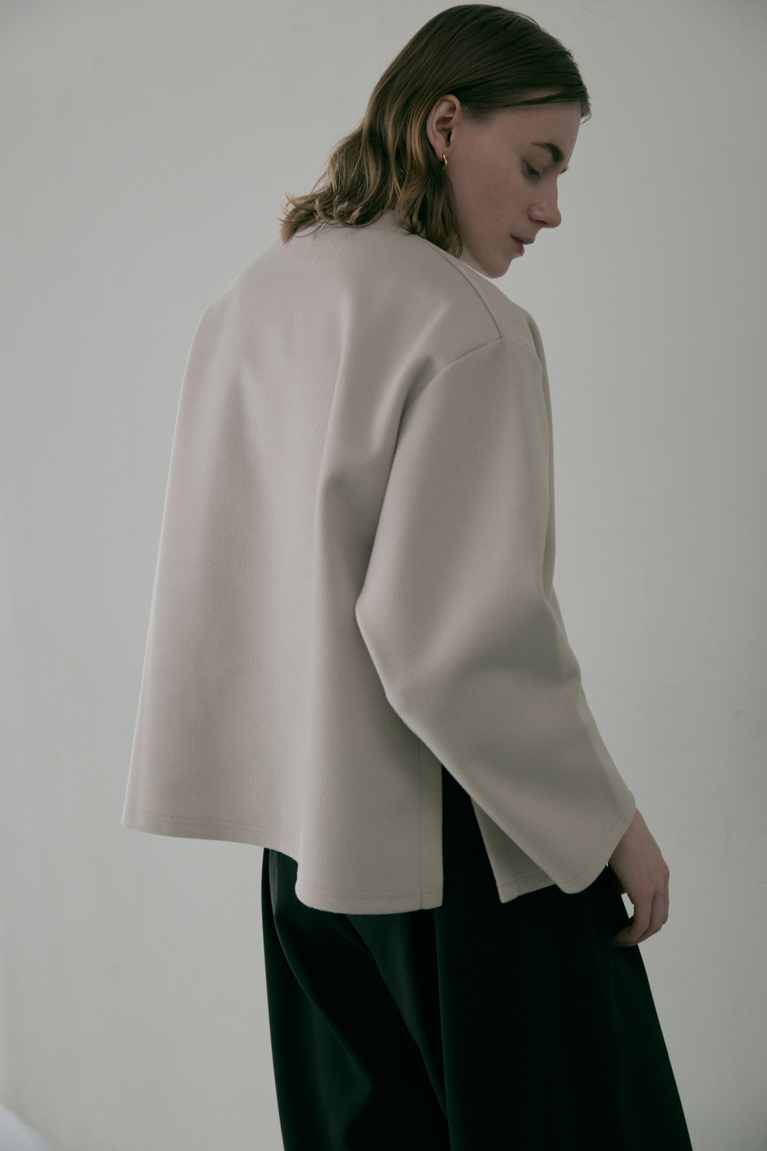 doux bleu Wジャージープルオーバー DB-2551-057