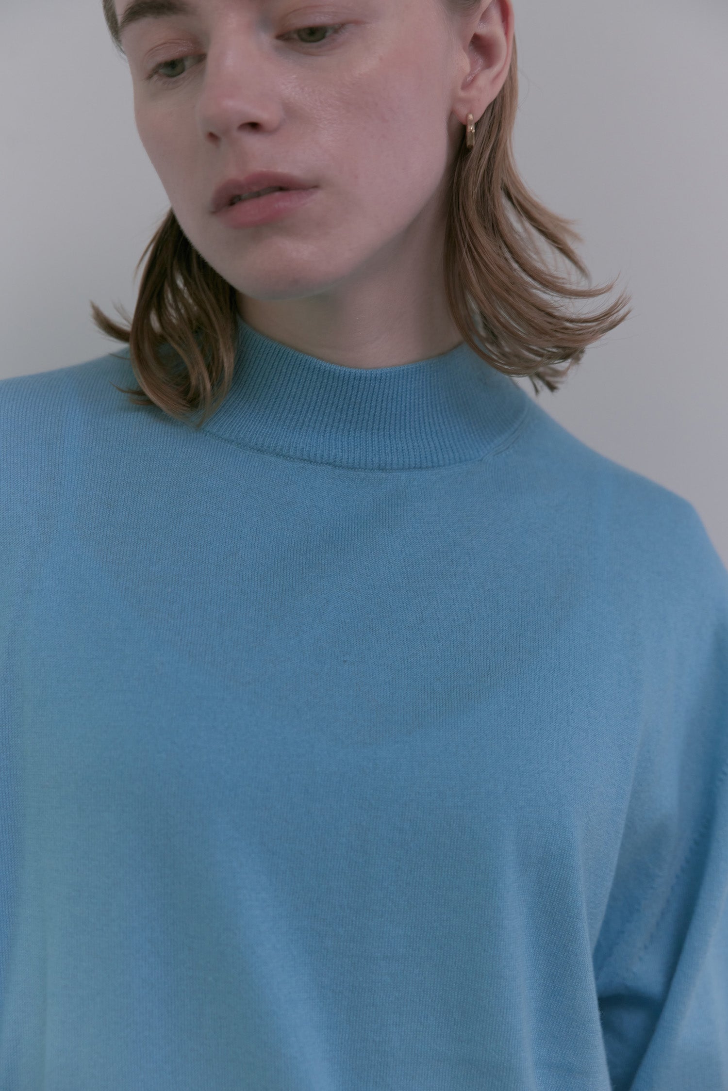 doux bleu コットンシルクカシミアプルオーバー DB-2552-045