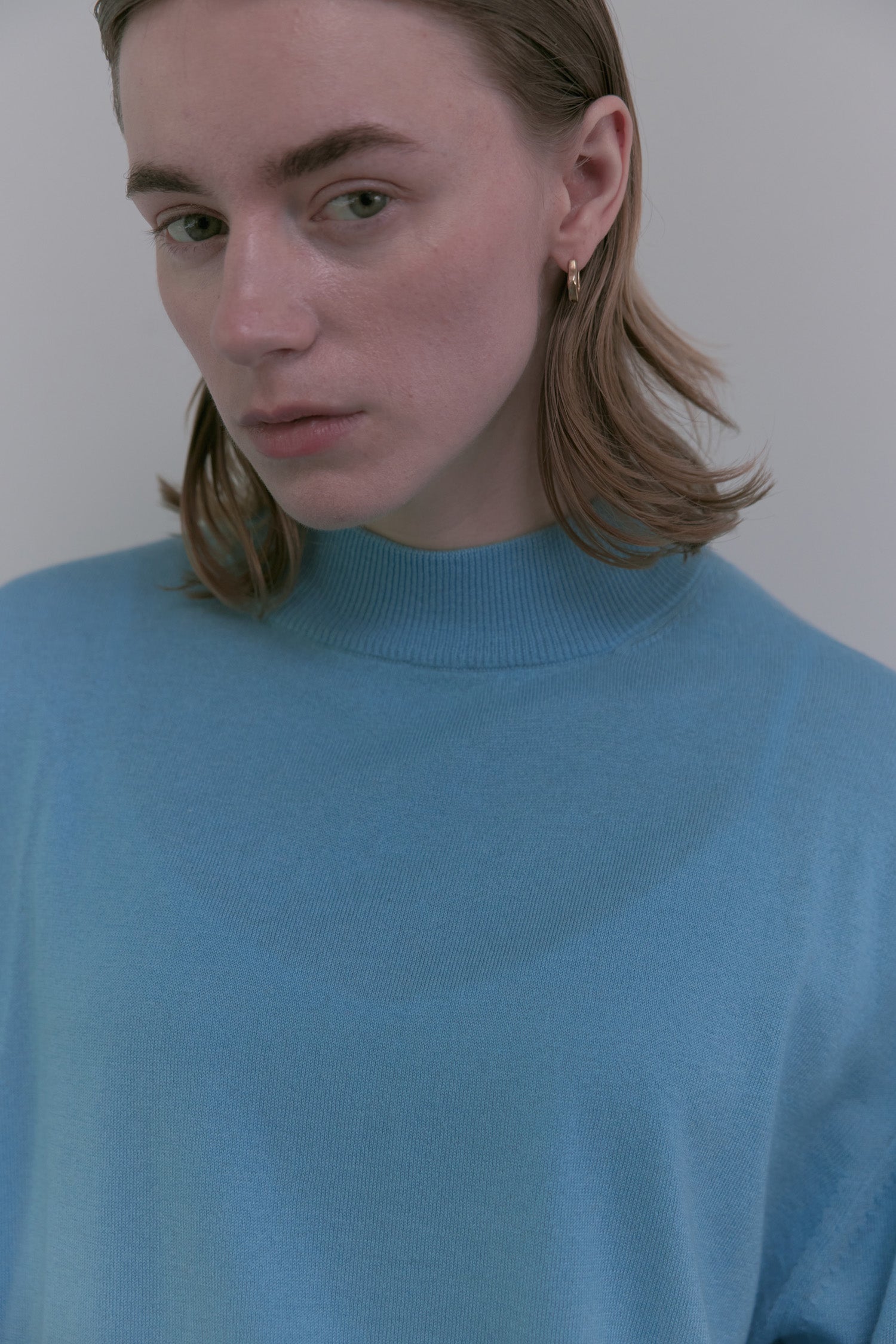 doux bleu コットンシルクカシミアプルオーバー DB-2552-045