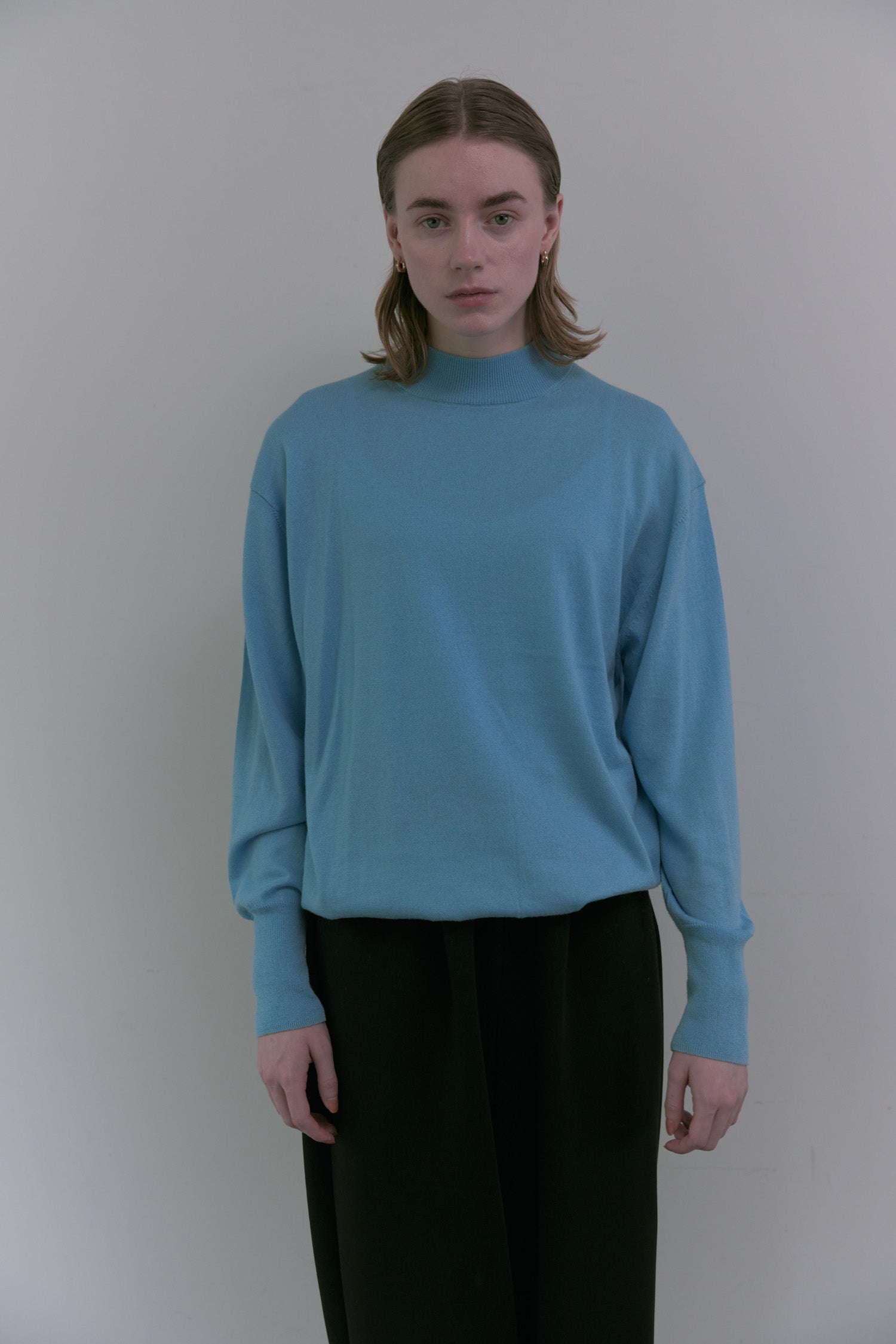 doux bleu コットンシルクカシミアプルオーバー DB-2552-045