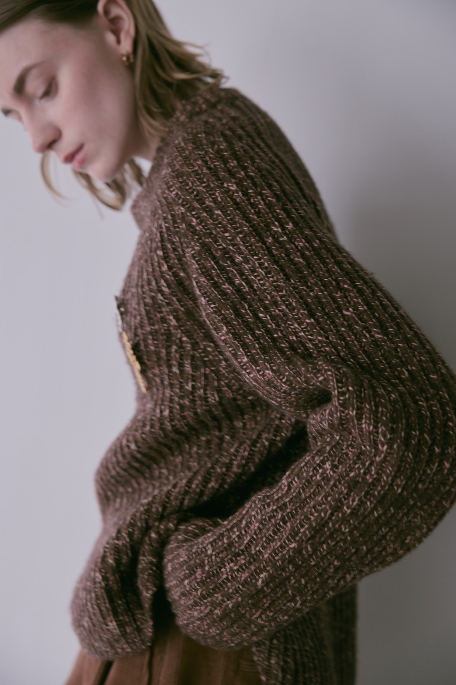 doux bleu MIXニットプルオーバー DB-2552-061