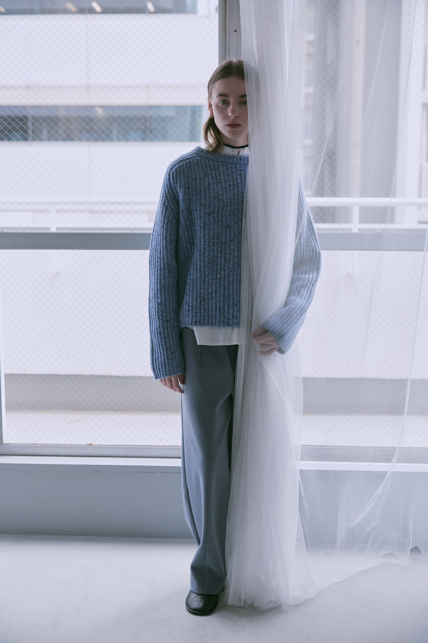 doux bleu Wジャージーパンツ DB-2555-058