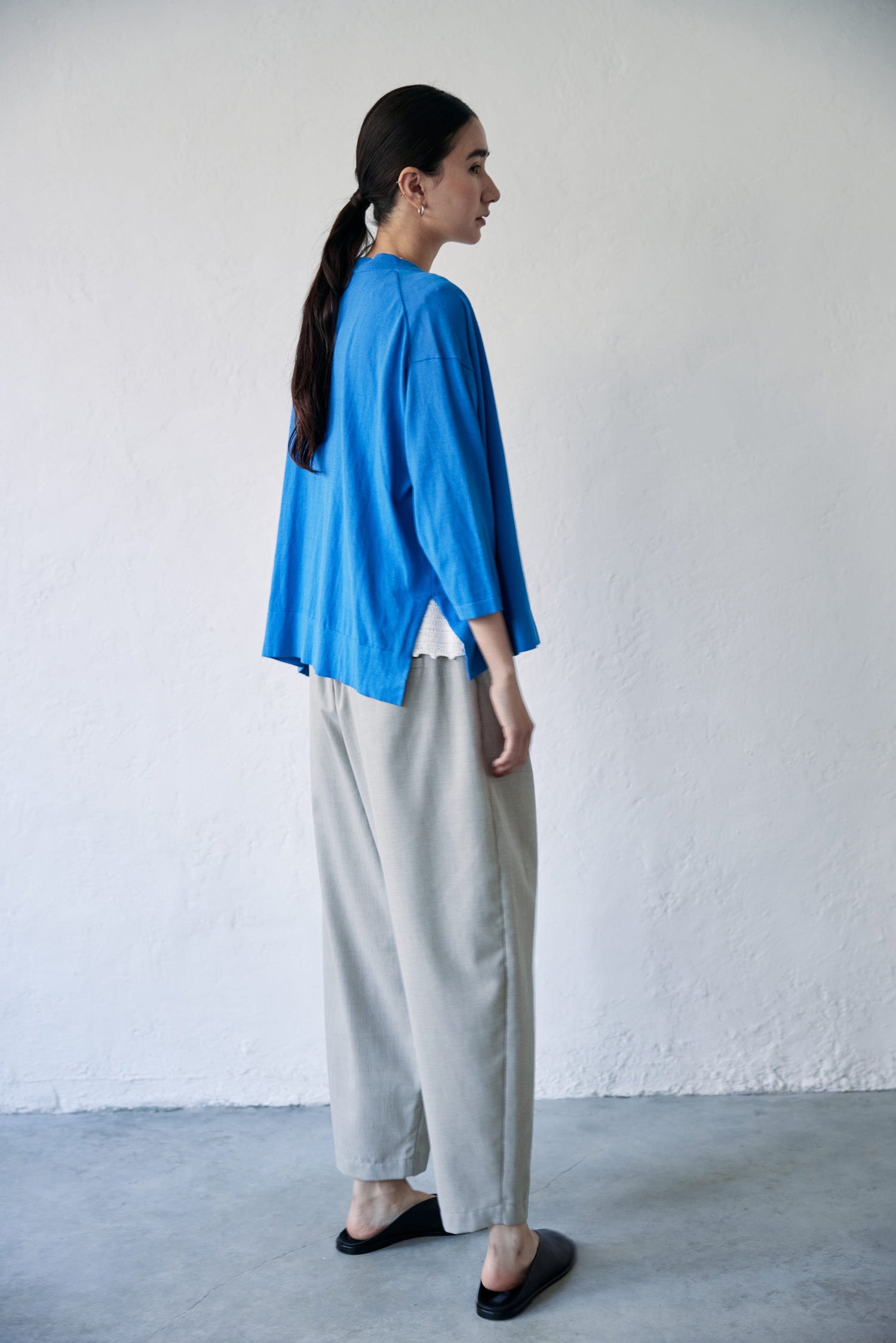 doux bleu ハイツイスト Vカーディガン DB-2522-045