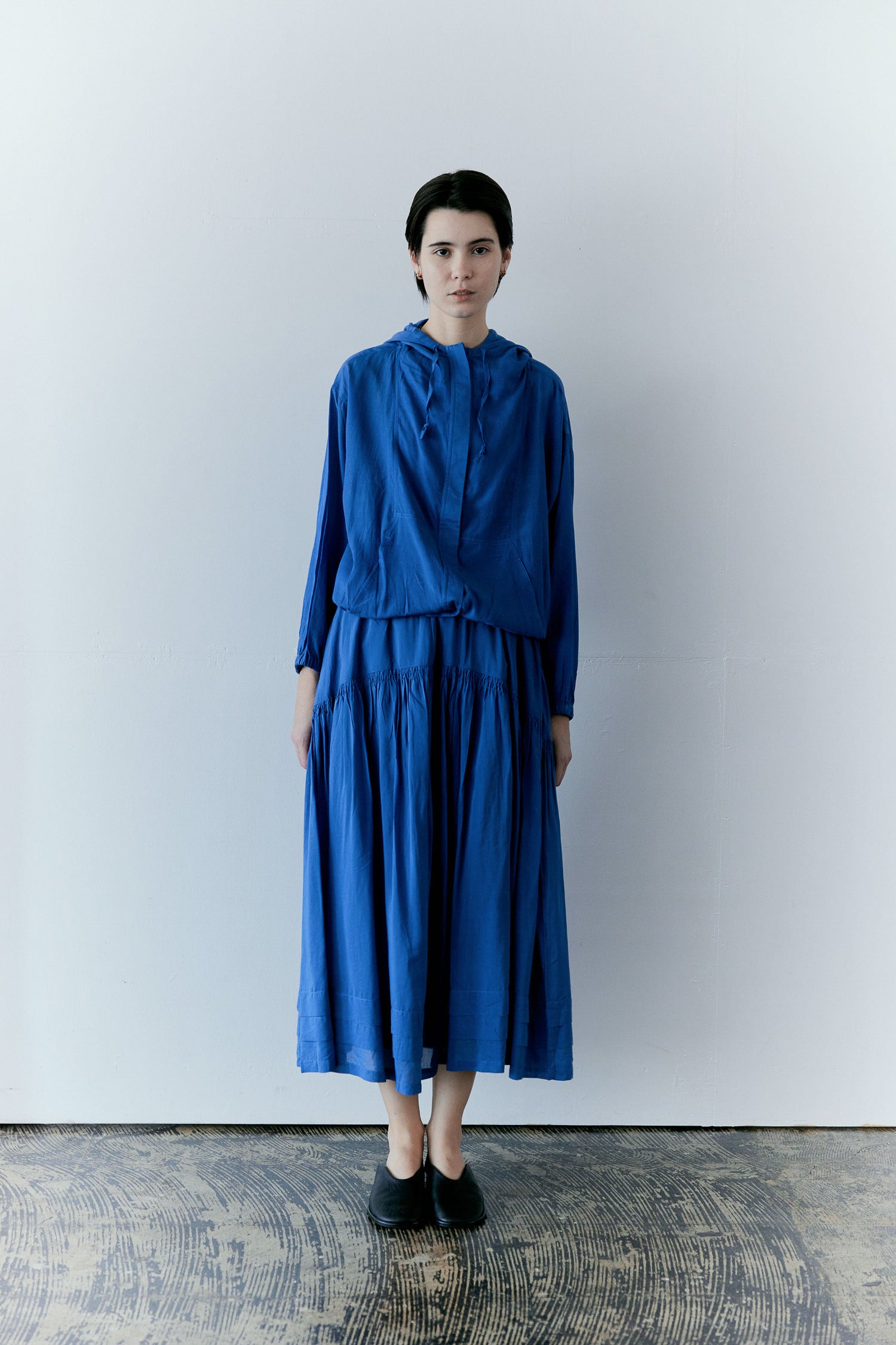 doux bleu スシボイル タックギャザースカート DB-2616-036