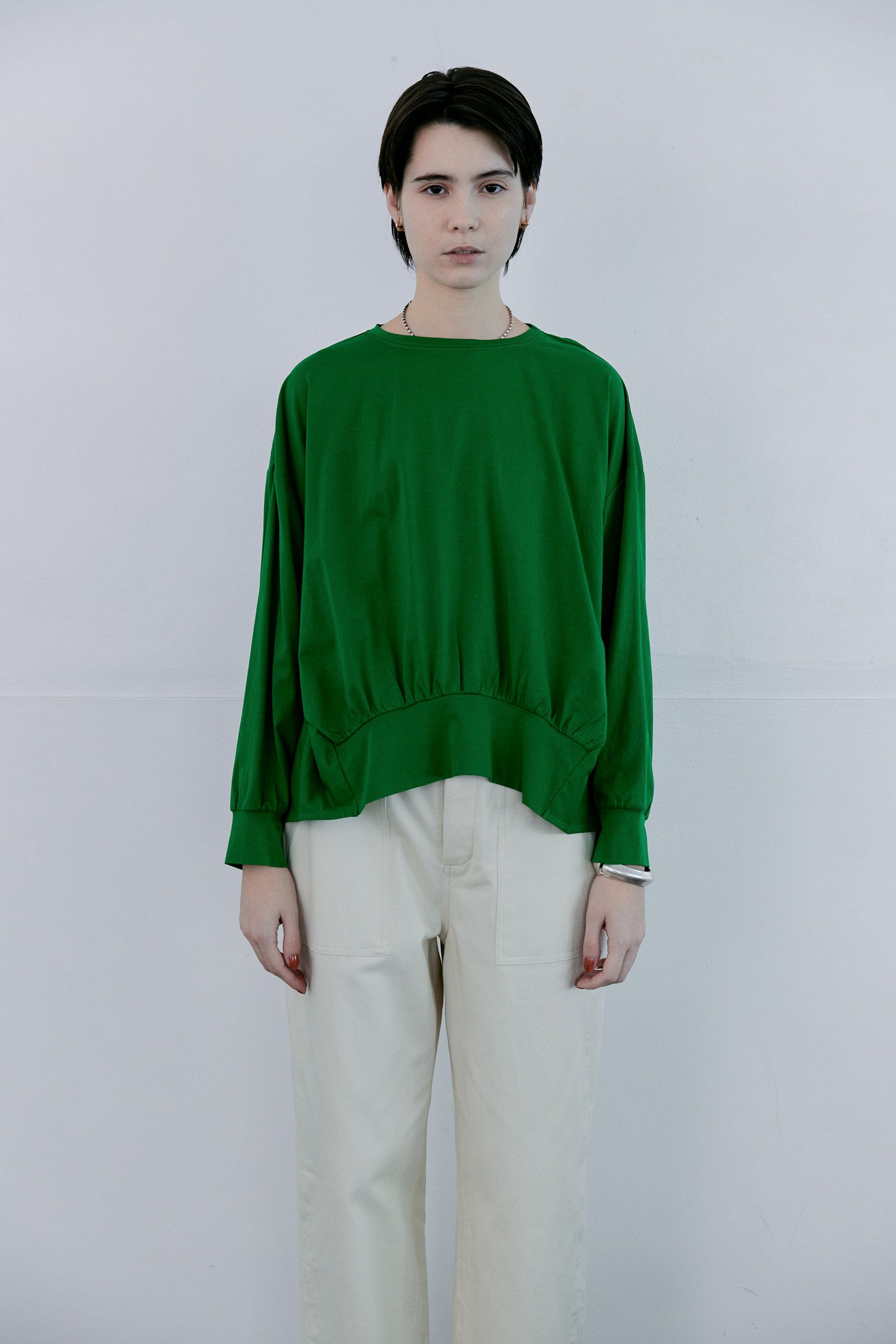 doux bleu シルケットコットン ボックスプルオーバー DB-2611-014