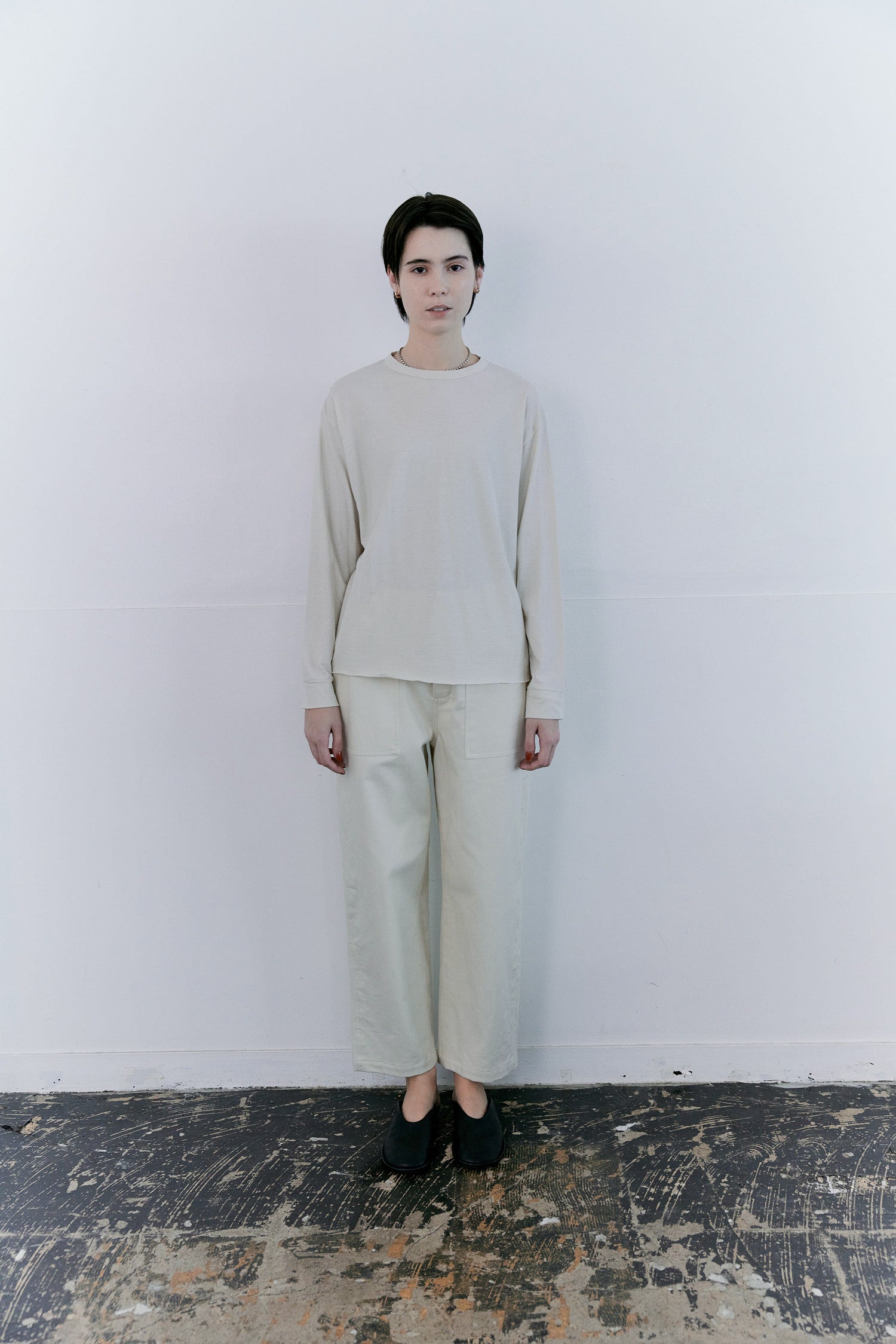 doux bleu シアークルーネックカットソー DB-2611-034