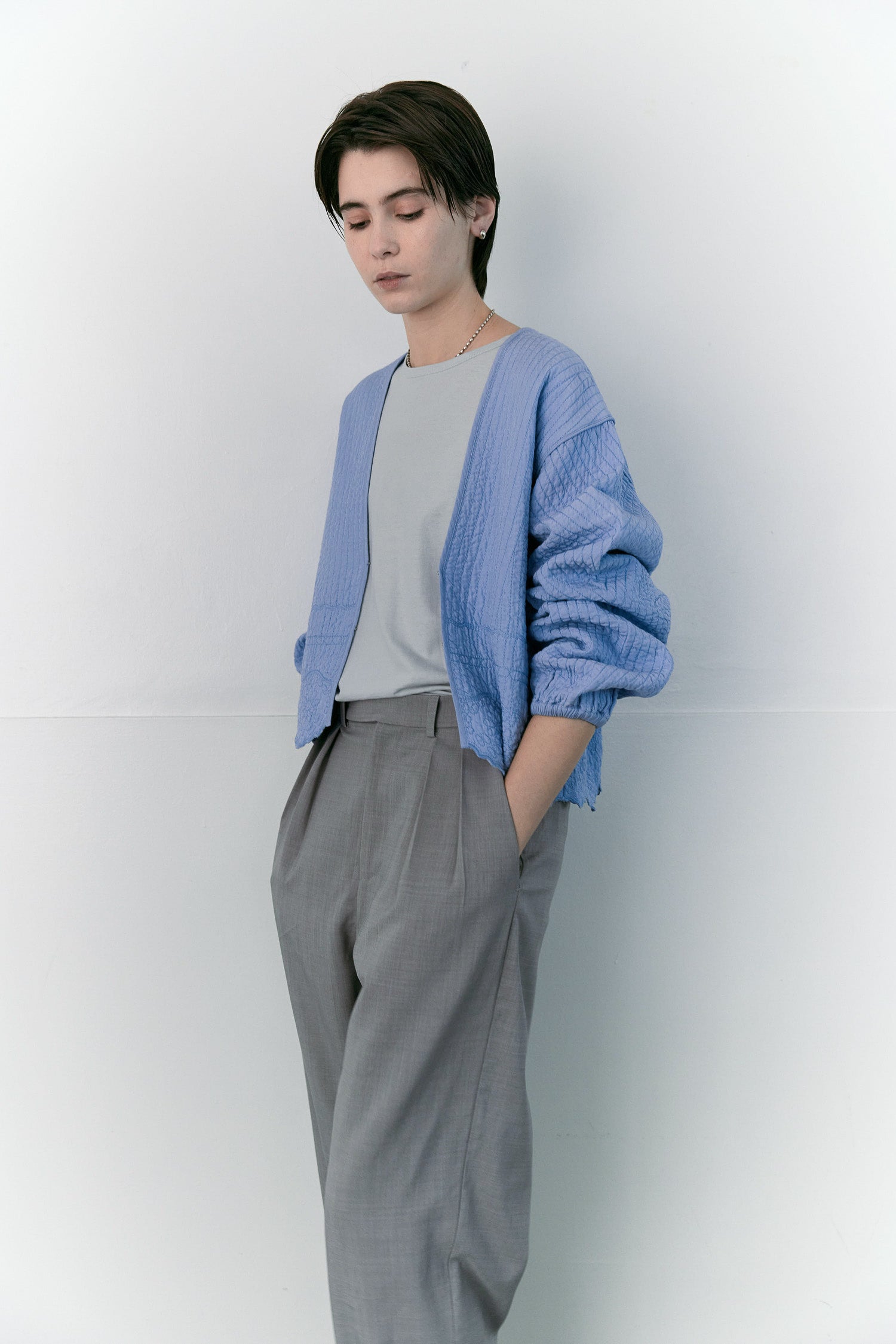 doux bleu Boutis Stitch ショートボレロ DB-2617-032