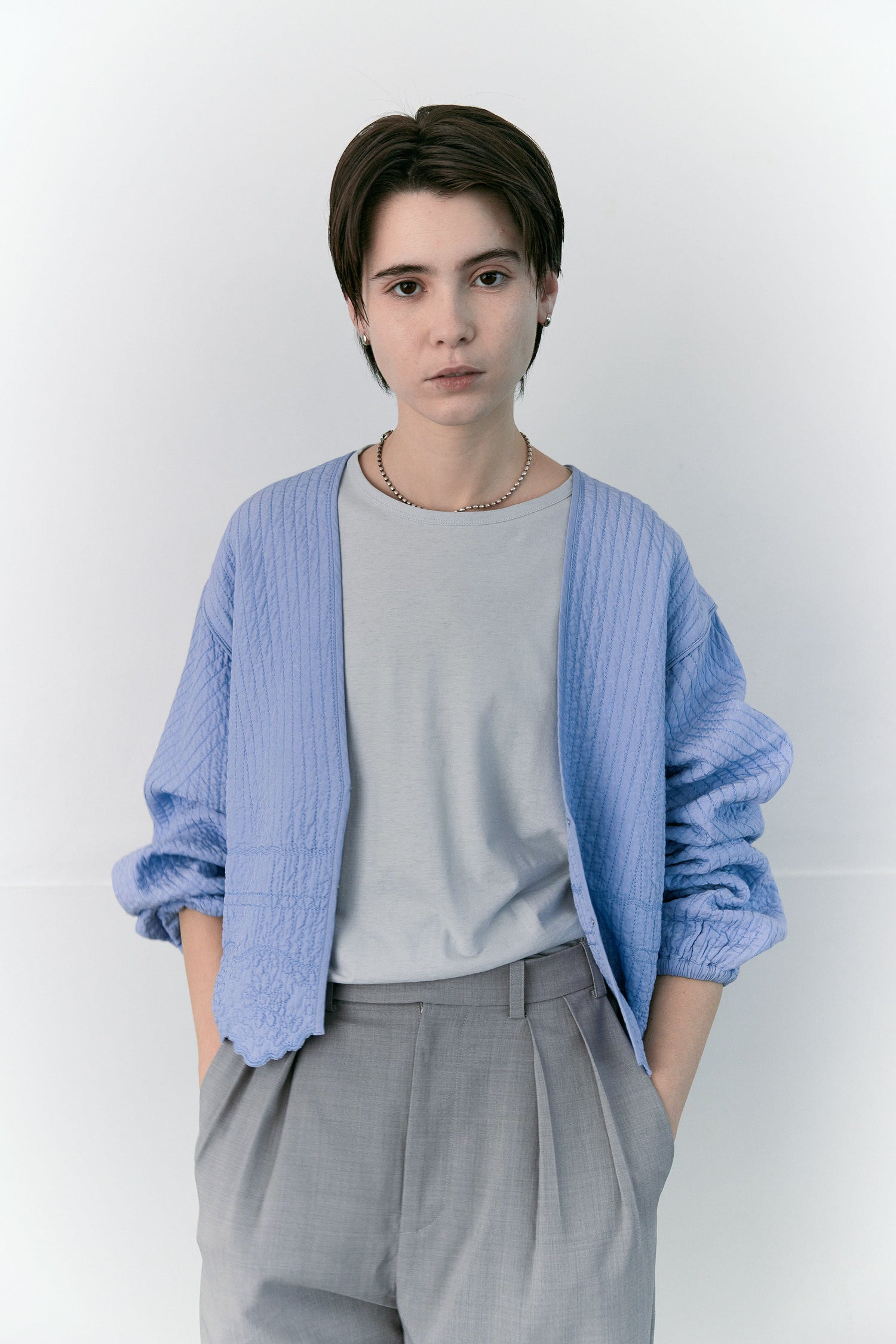 doux bleu Boutis Stitch ショートボレロ DB-2617-032