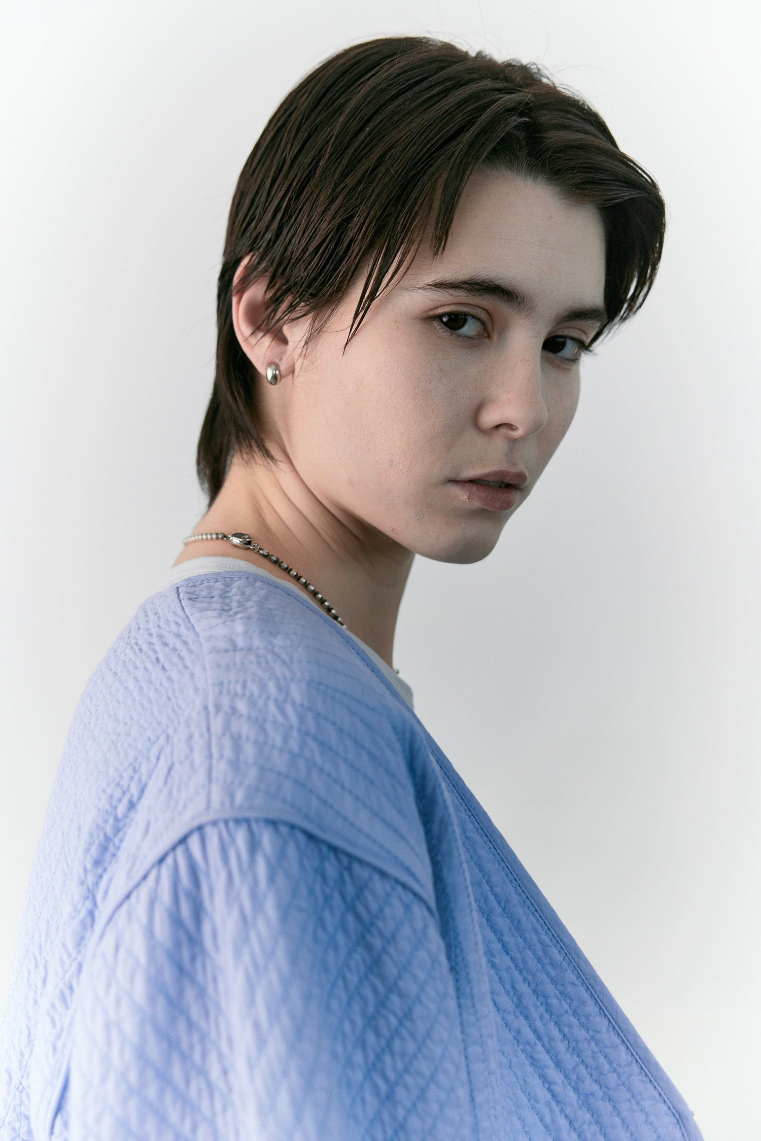 doux bleu Boutis Stitch ショートボレロ DB-2617-032