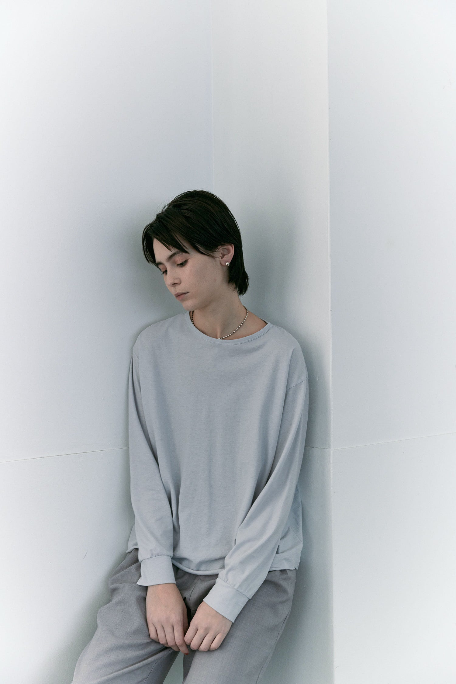 doux bleu シアークルーネックカットソー DB-2611-034