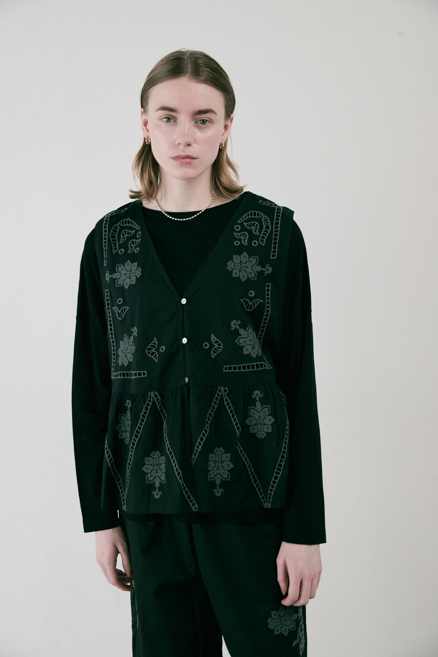 doux bleu HTフライス ワイドプルオーバー DB-2531-080