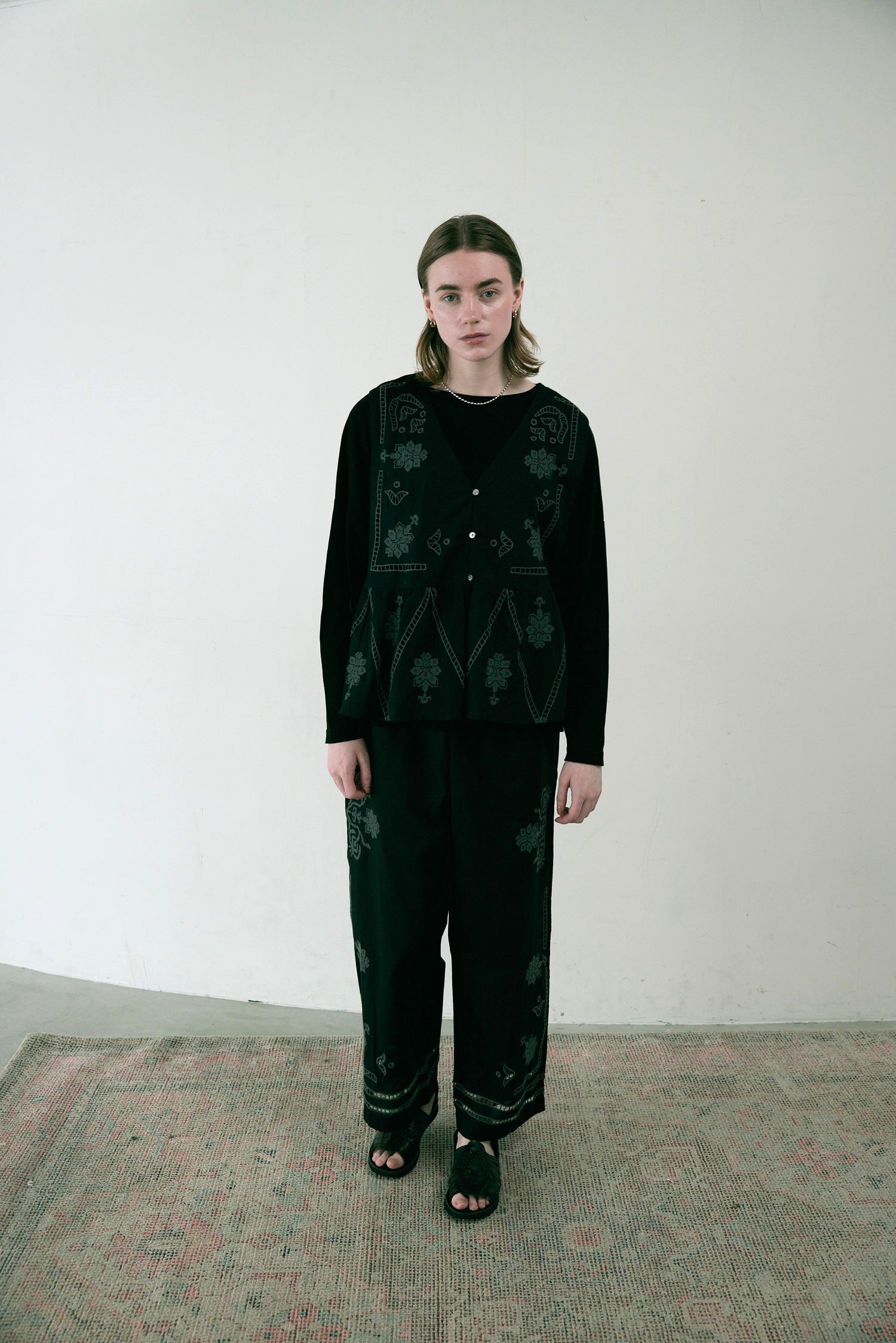 doux bleu HTフライス ワイドプルオーバー DB-2531-080