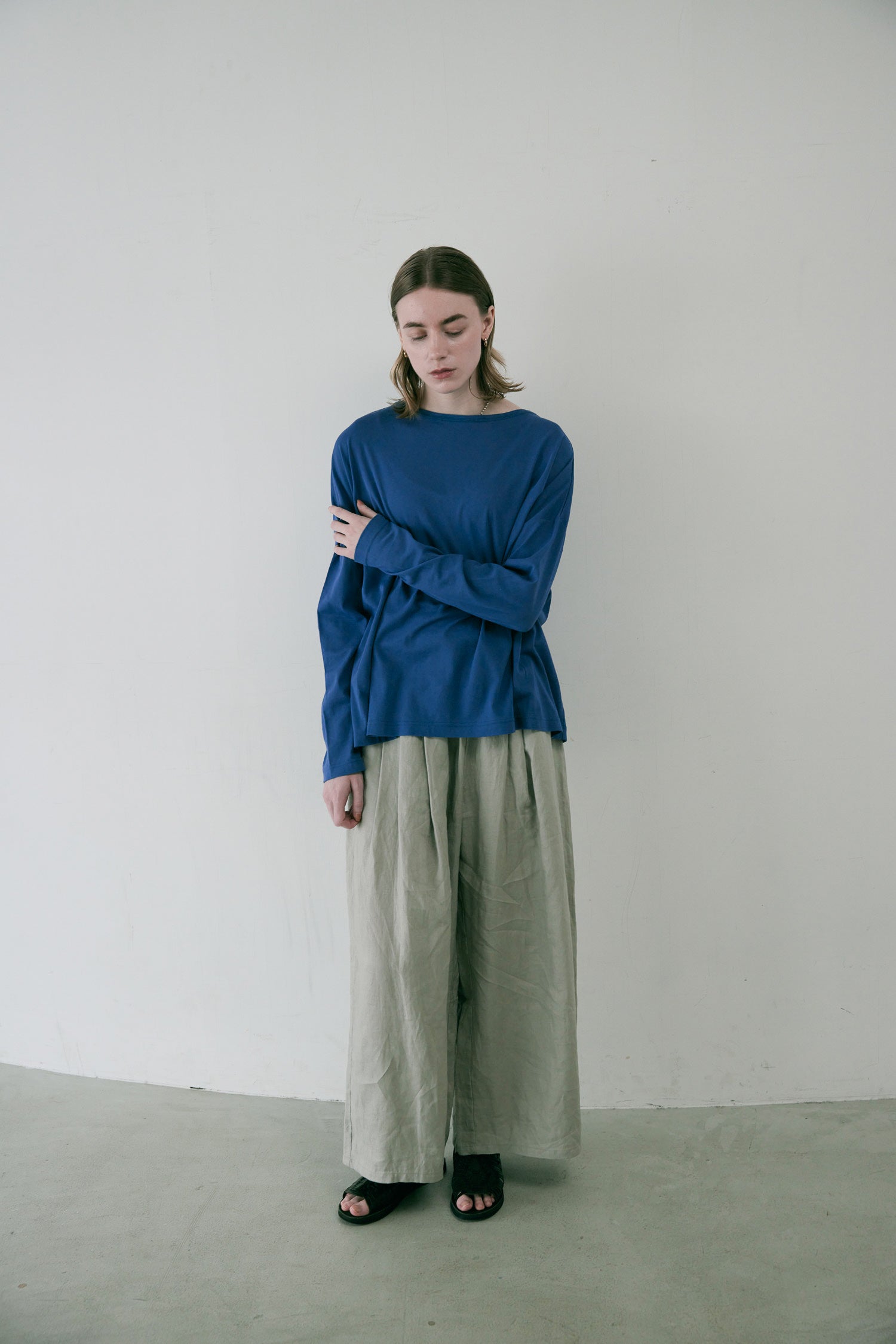 doux bleu HTフライス ワイドプルオーバー DB-2531-080