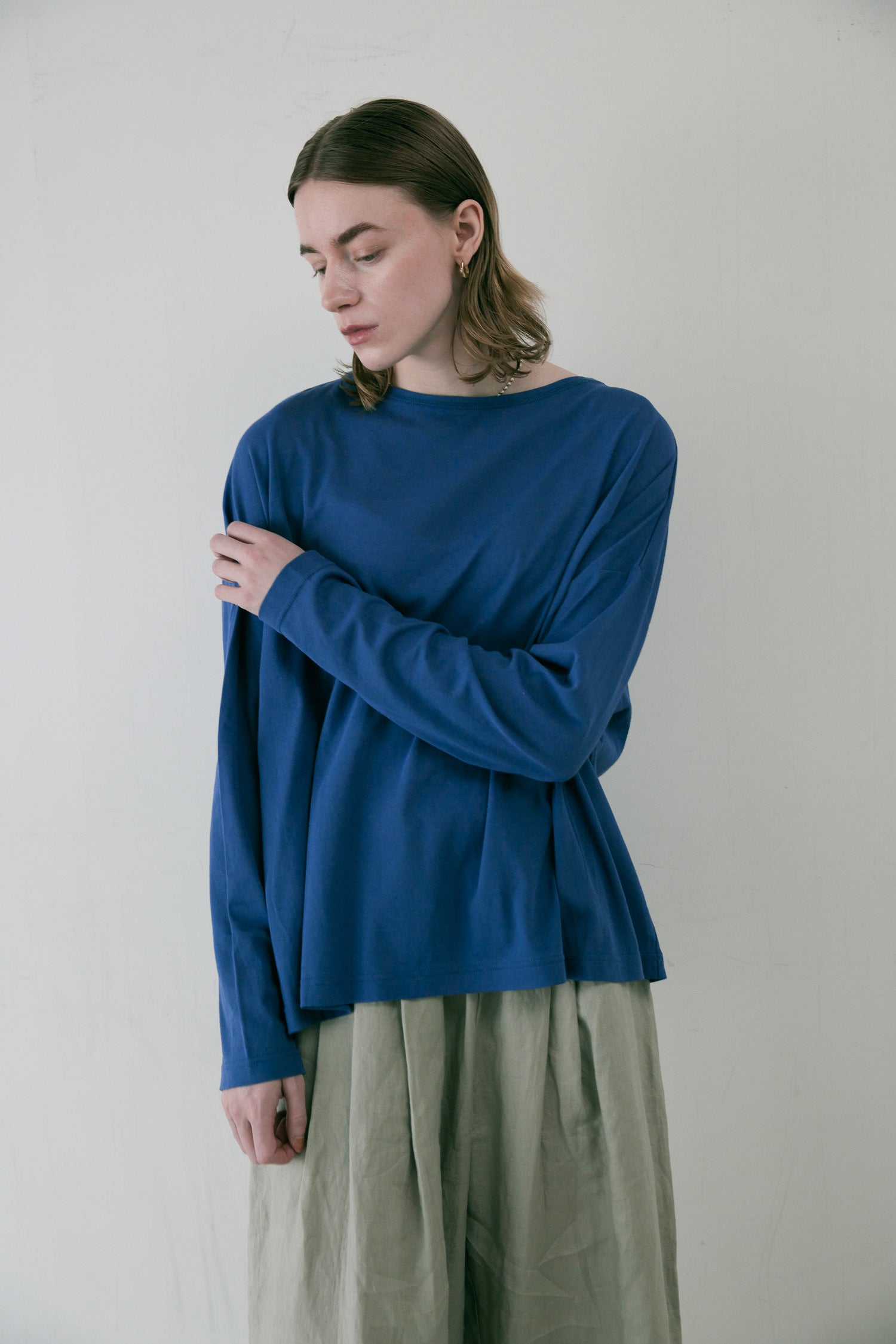 doux bleu HTフライス ワイドプルオーバー DB-2531-080