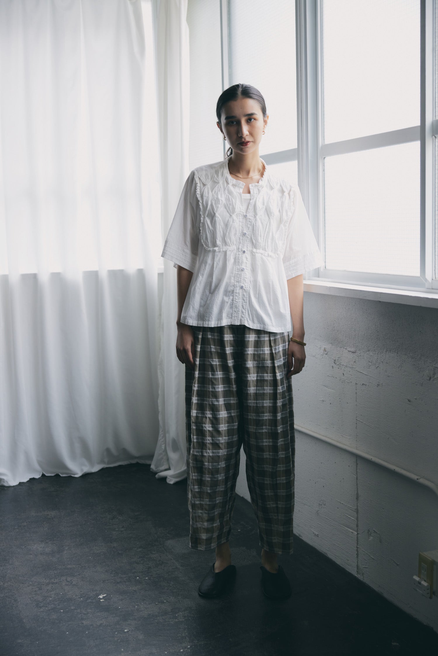 doux bleu RIBBON TIE ブラウス DB-2523-060