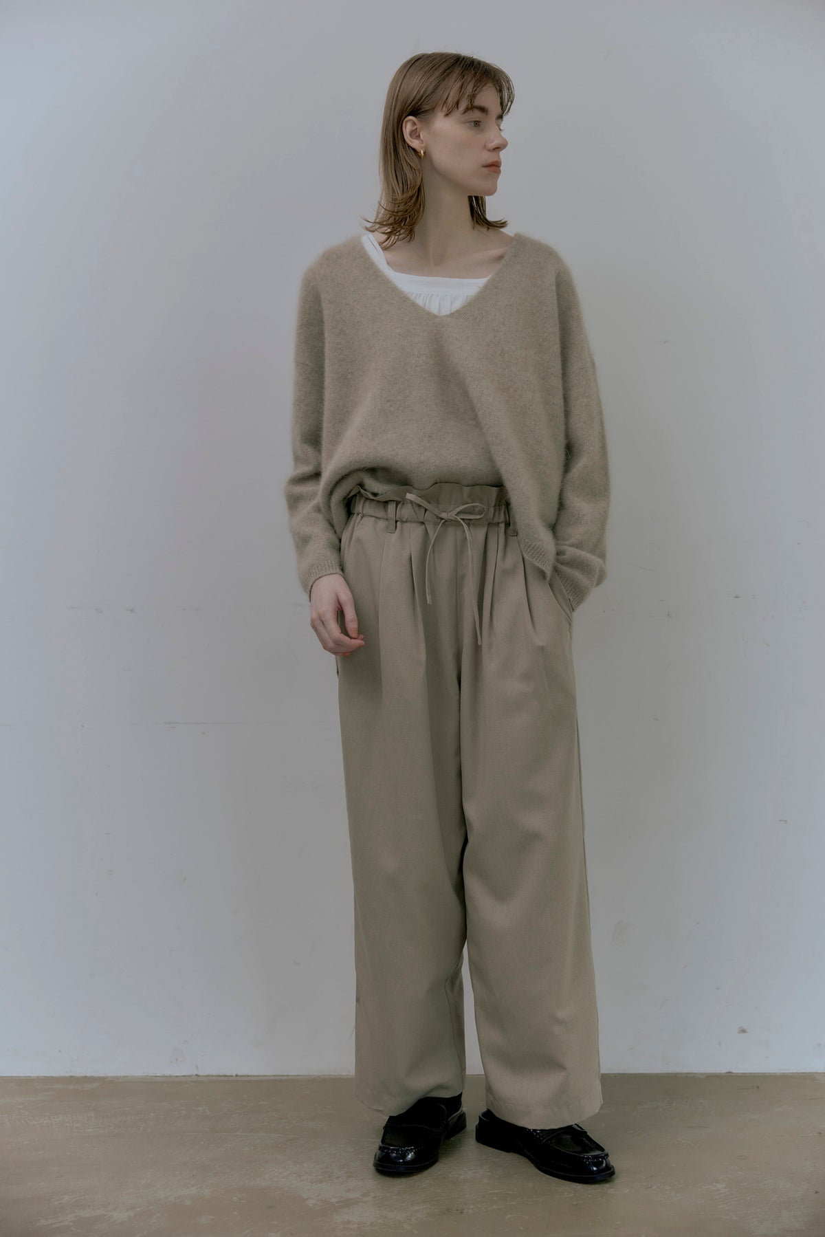 doux bleu ワイドボリューム イージーパンツ DB-2655-053