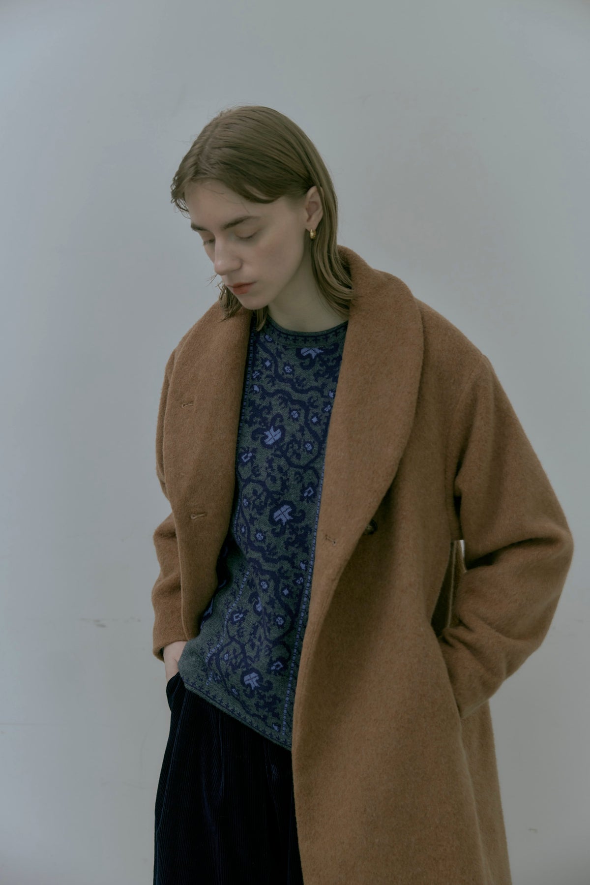 doux bleu ペルシャJQDニットプルオーバー DB-2652-042