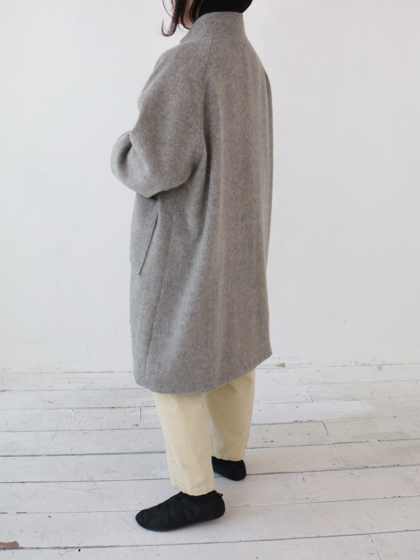 YARRA エコウールデザインスタンドコート YR-1557-275