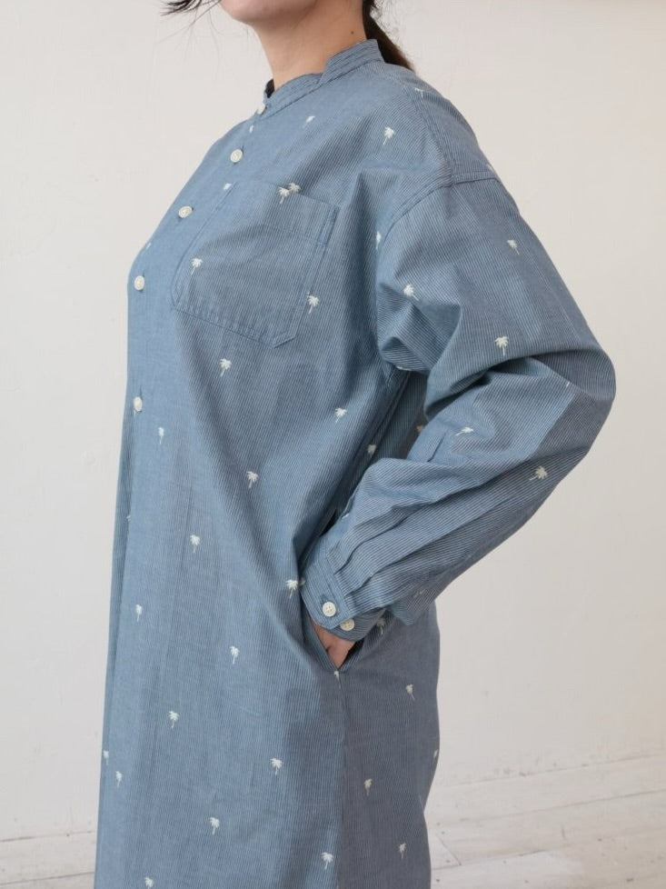 YARRA NEU SIDGRASインディゴライクワンピース NU-5614-413