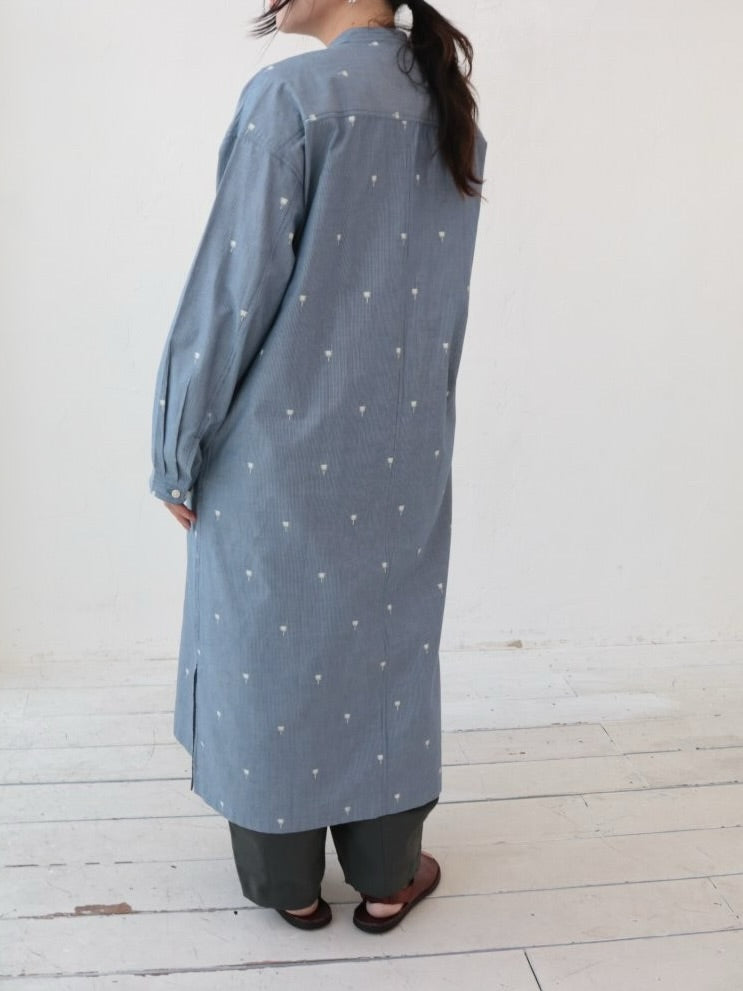 YARRA NEU SIDGRASインディゴライクワンピース NU-5614-413