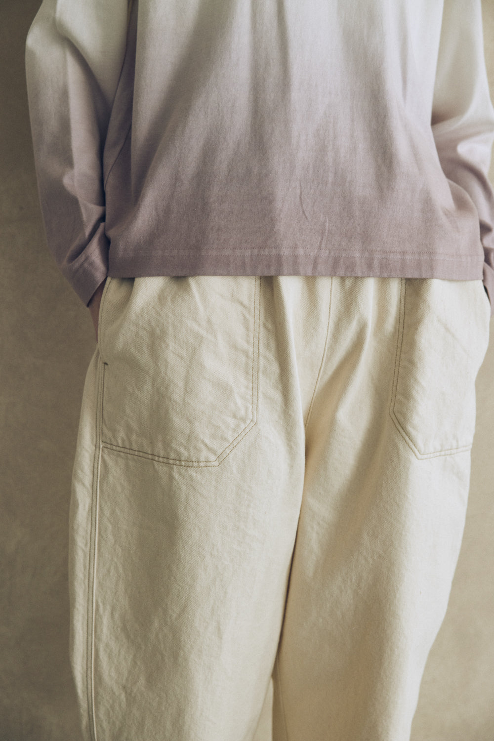 YARRA NEU グラデ染め長袖カットソー NU-5541-401