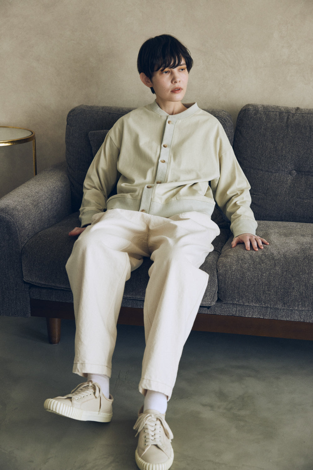 YARRA NEU コットンカットジャケットカーディガン NU-5541-404