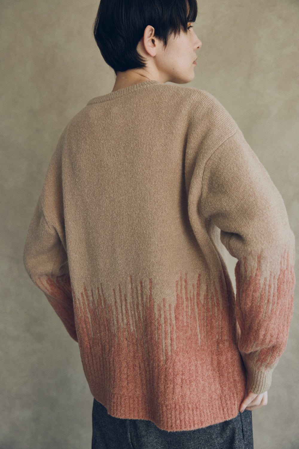 YARRA NEU コンビJQDニットプルオーバー NU-5552-421