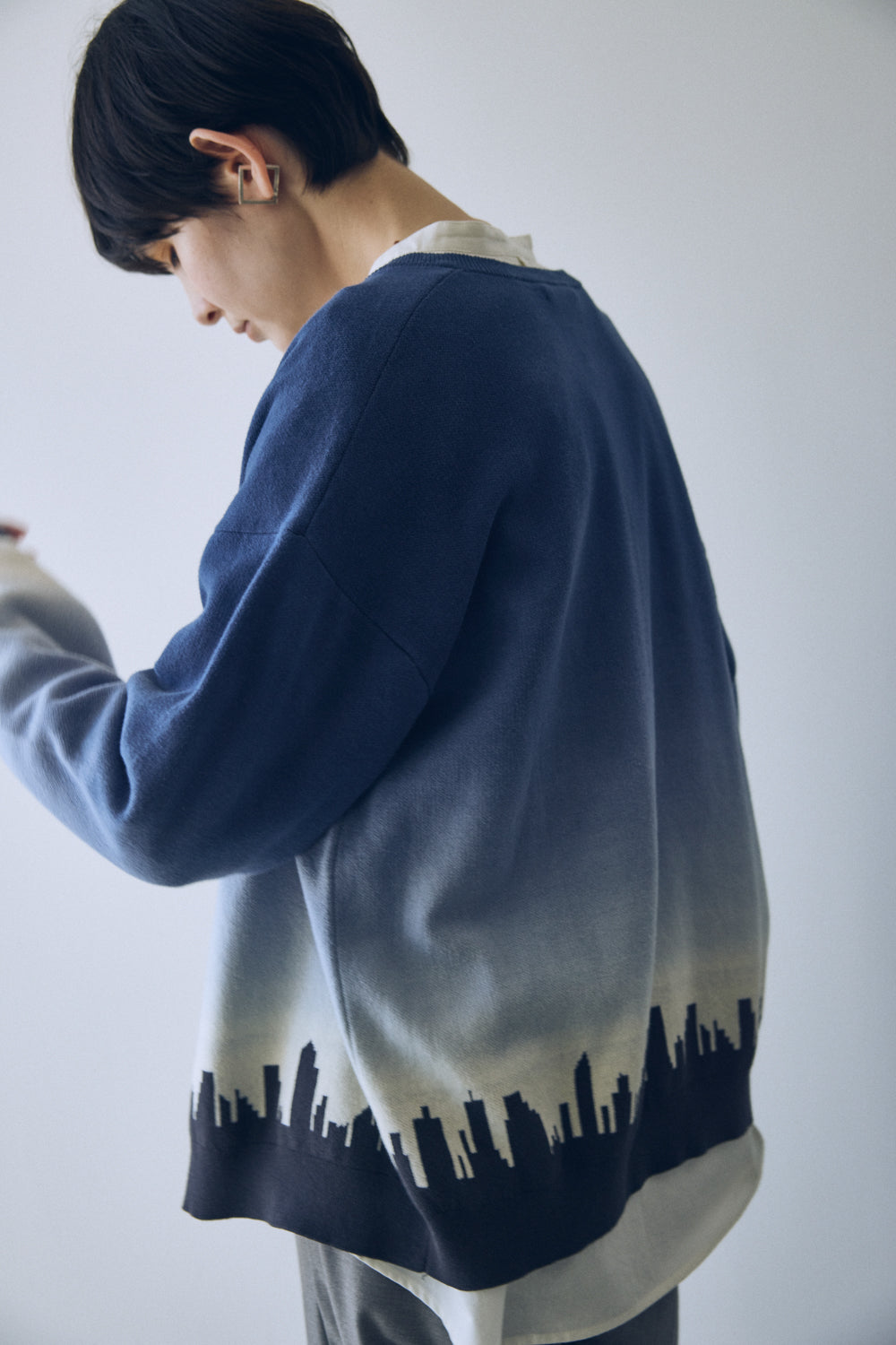 YARRA NEU YOIYAMIコットンニットカーディガン NU-5542-405