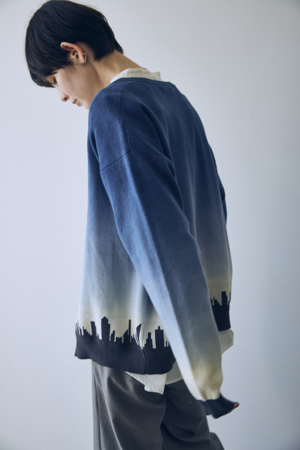 YARRA NEU YOIYAMIコットンニットカーディガン NU-5542-405