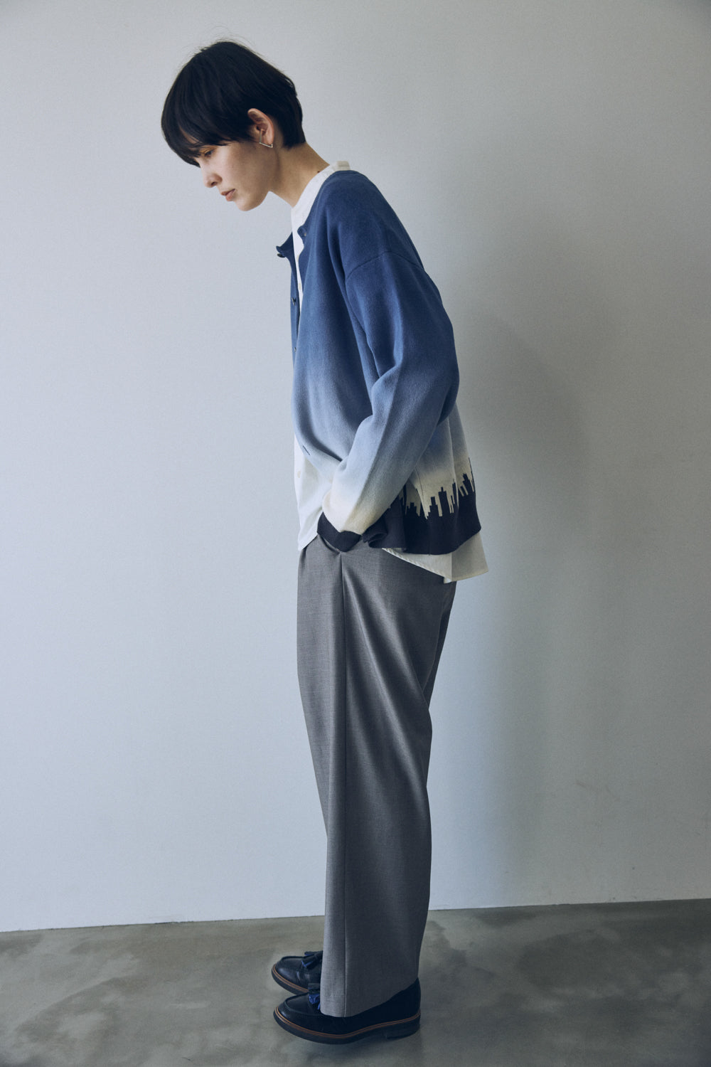 YARRA NEU YOIYAMIコットンニットカーディガン NU-5542-405