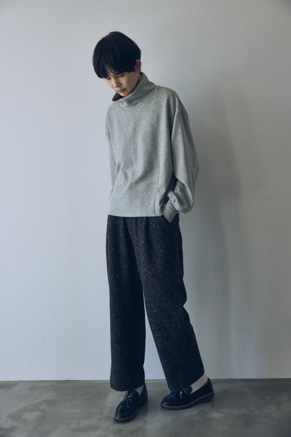 YARRA NEU ハイネックフリースTOPS NU-5551-416