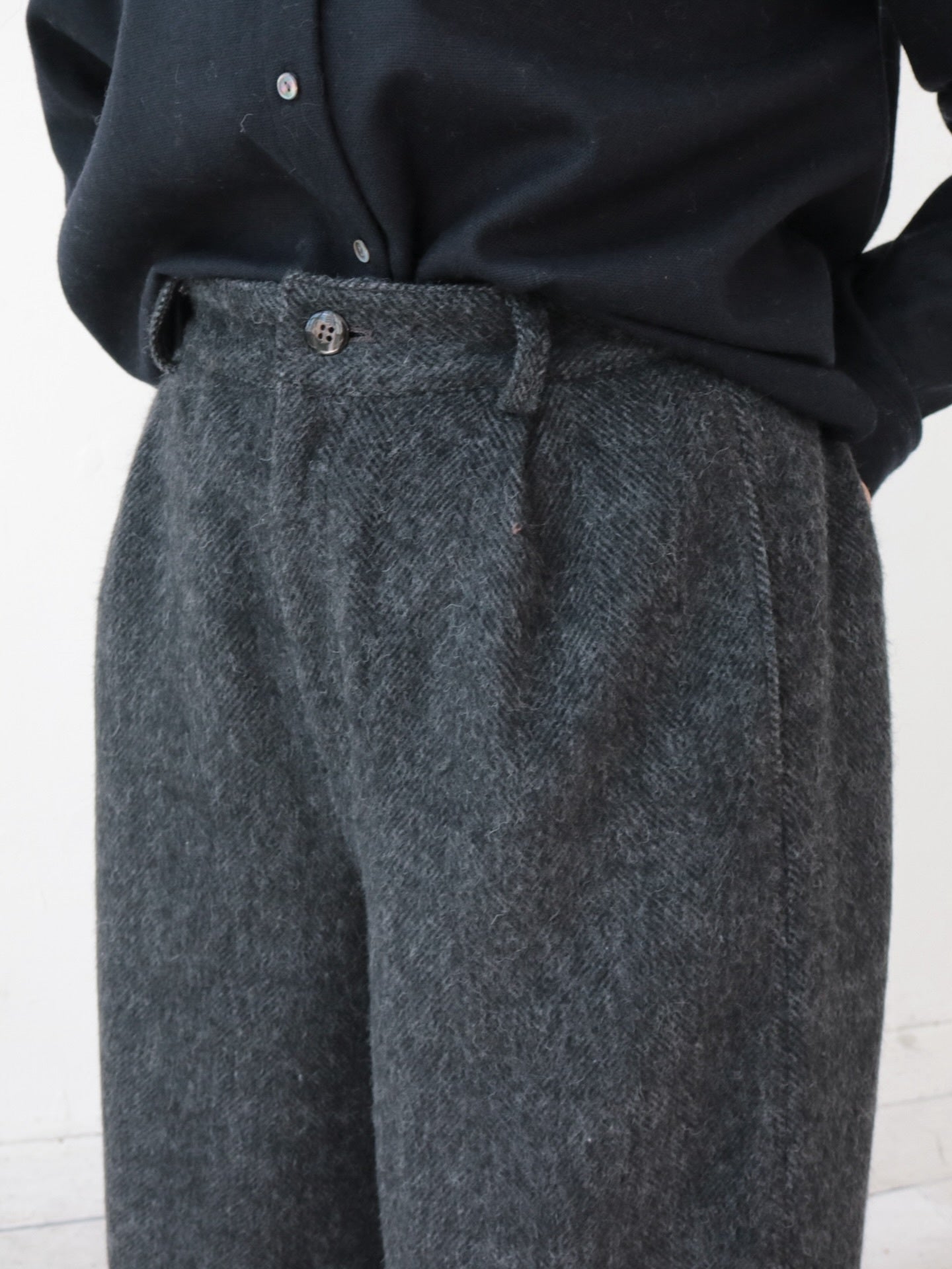 YARRA　エコウール裏付き９分丈パンツ　YR-1555-274