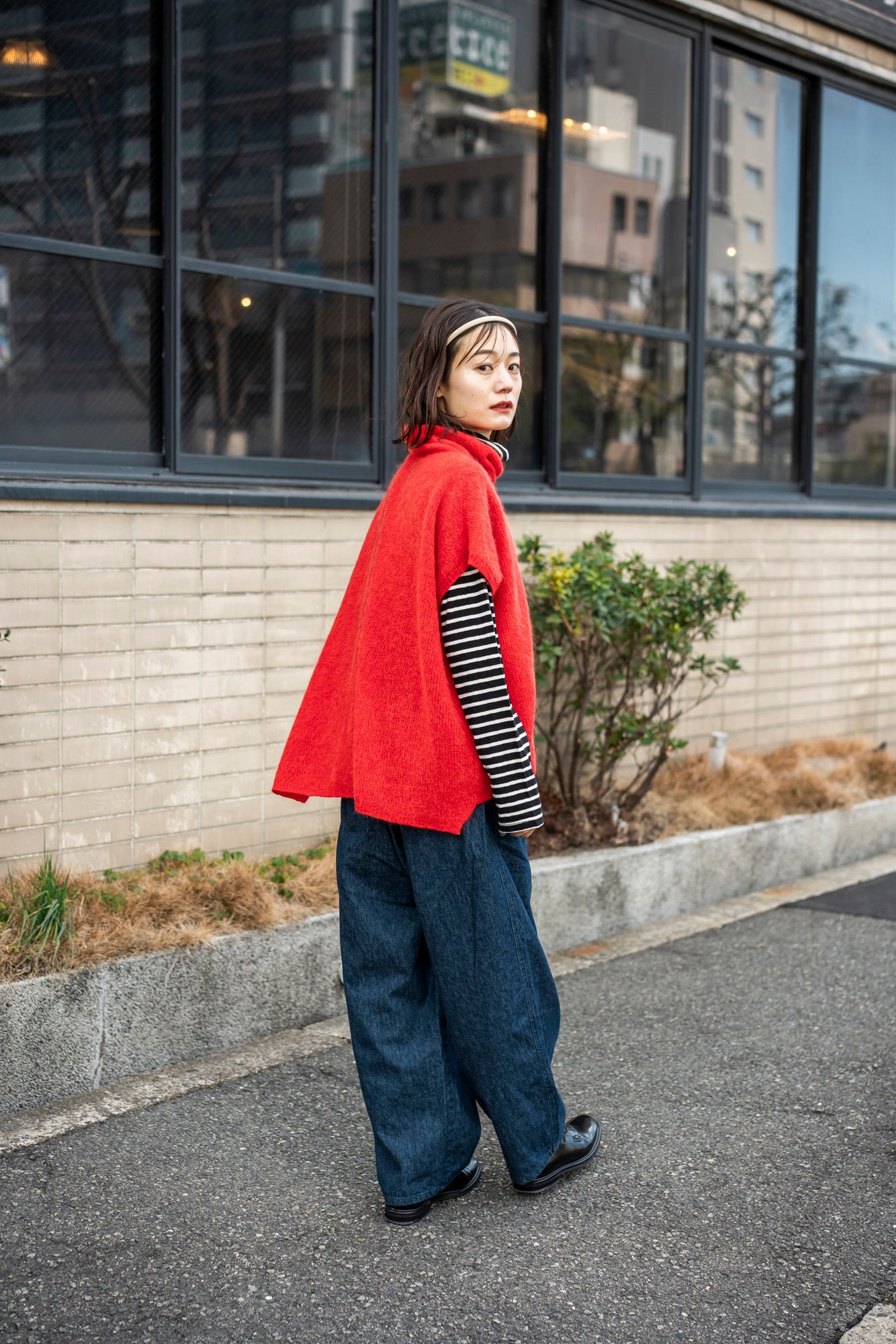 YARRA リネン混デニムパンツ YR-1545-238