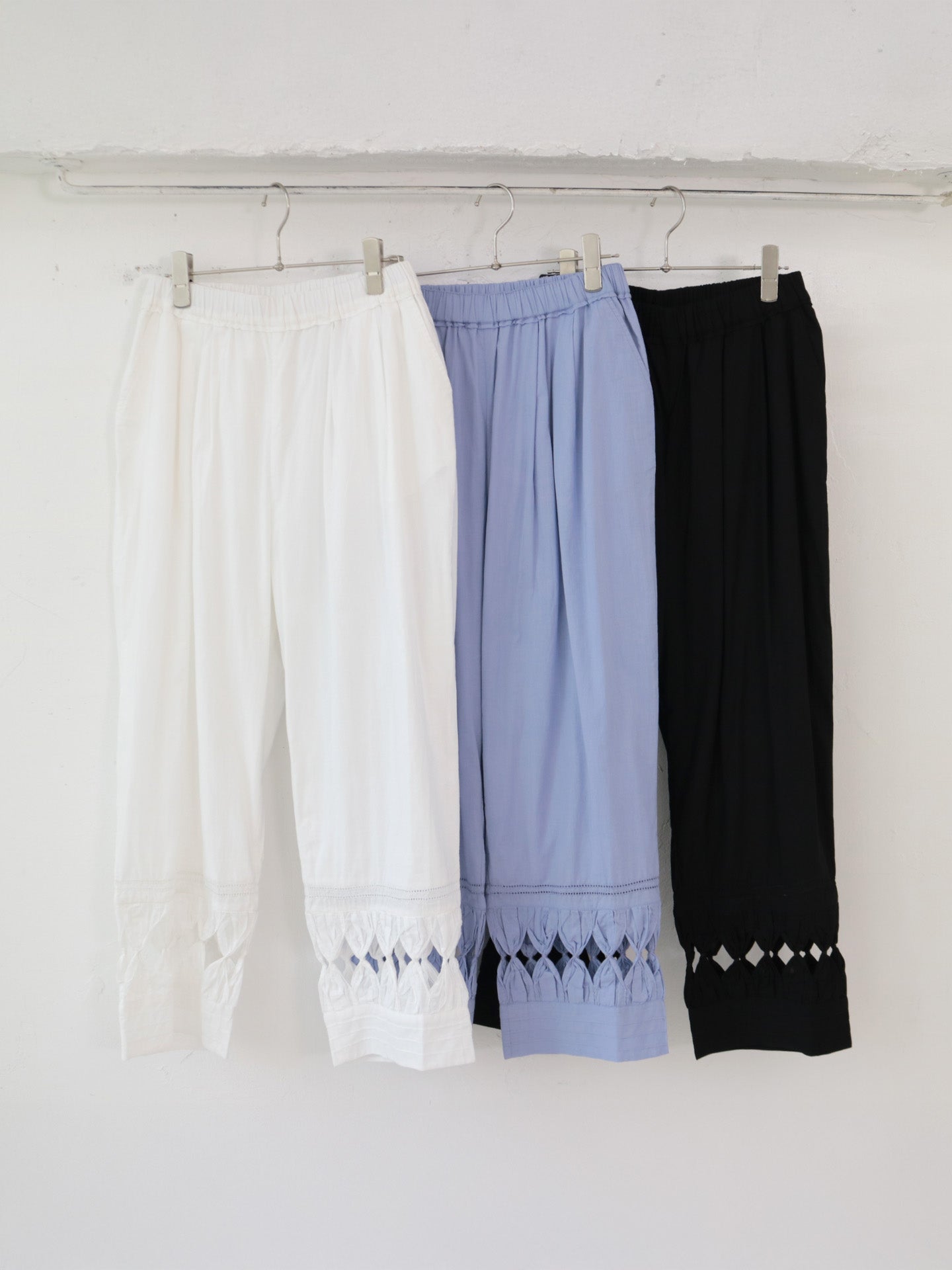 doux bleu　RIBBON TIE イージーパンツ　DB-2525-061