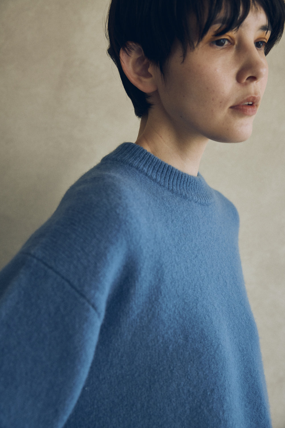 YARRA NEU　ヤク混ニットプルオーバー　NU-5552-418