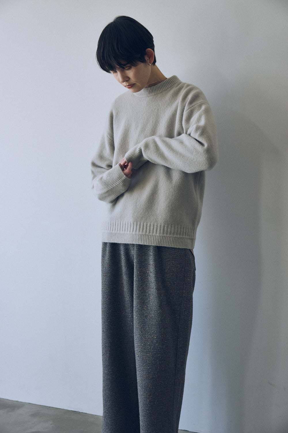 projectR ニット 2025秋冬】2252-KT06-043 クルーネック ニット – BAMBOO SHOOTS ONLINE