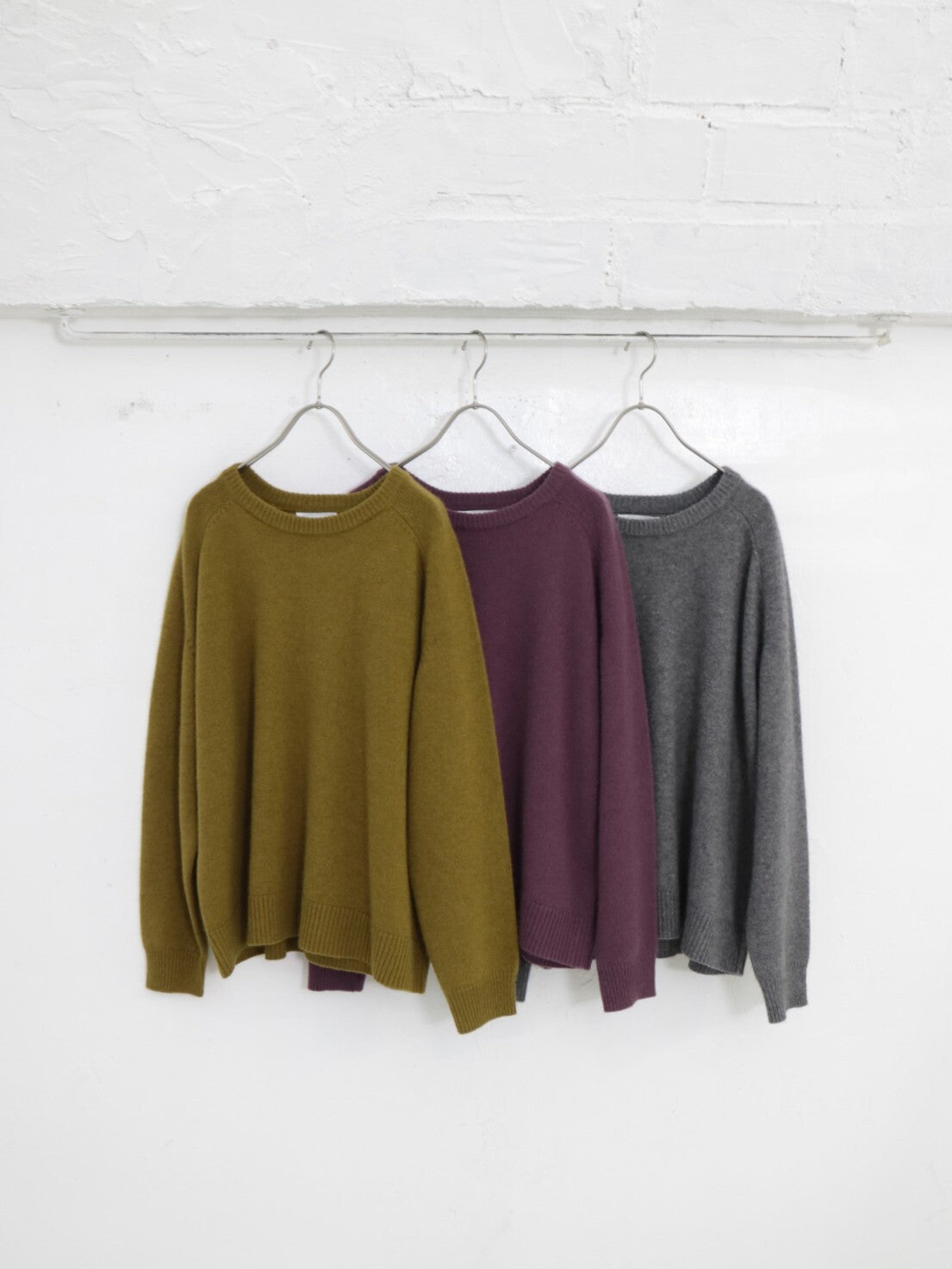 YARRA　ラクーンブレンドニットプルオーバー　YR-1552-278